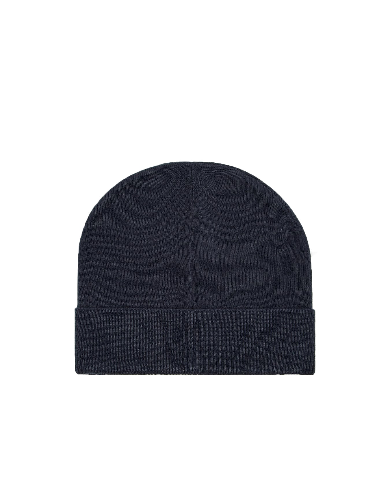 Beanie Visibility maxi logo EA7 Blu_75760.jpg