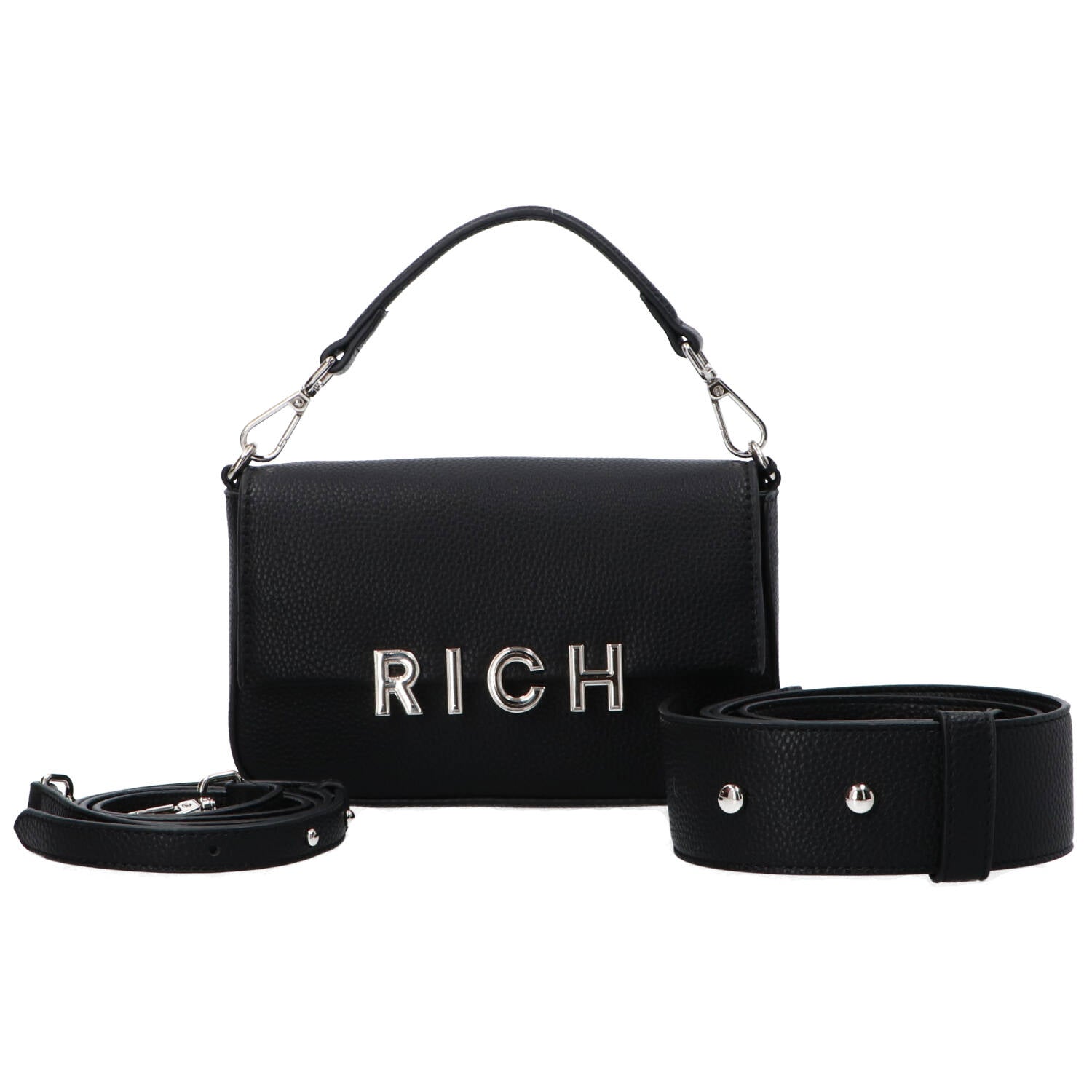 Borse a spalla SHOULDER BAG KELTI Argento Nero_54887.jpg