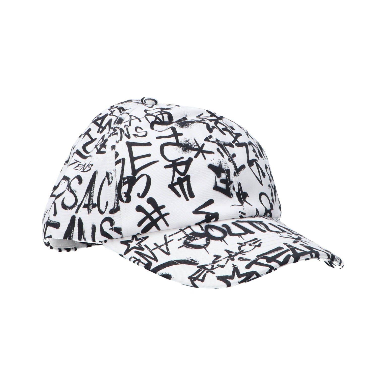 Cappellini SEWING PRINTED CAP Bianco_43002.jpg