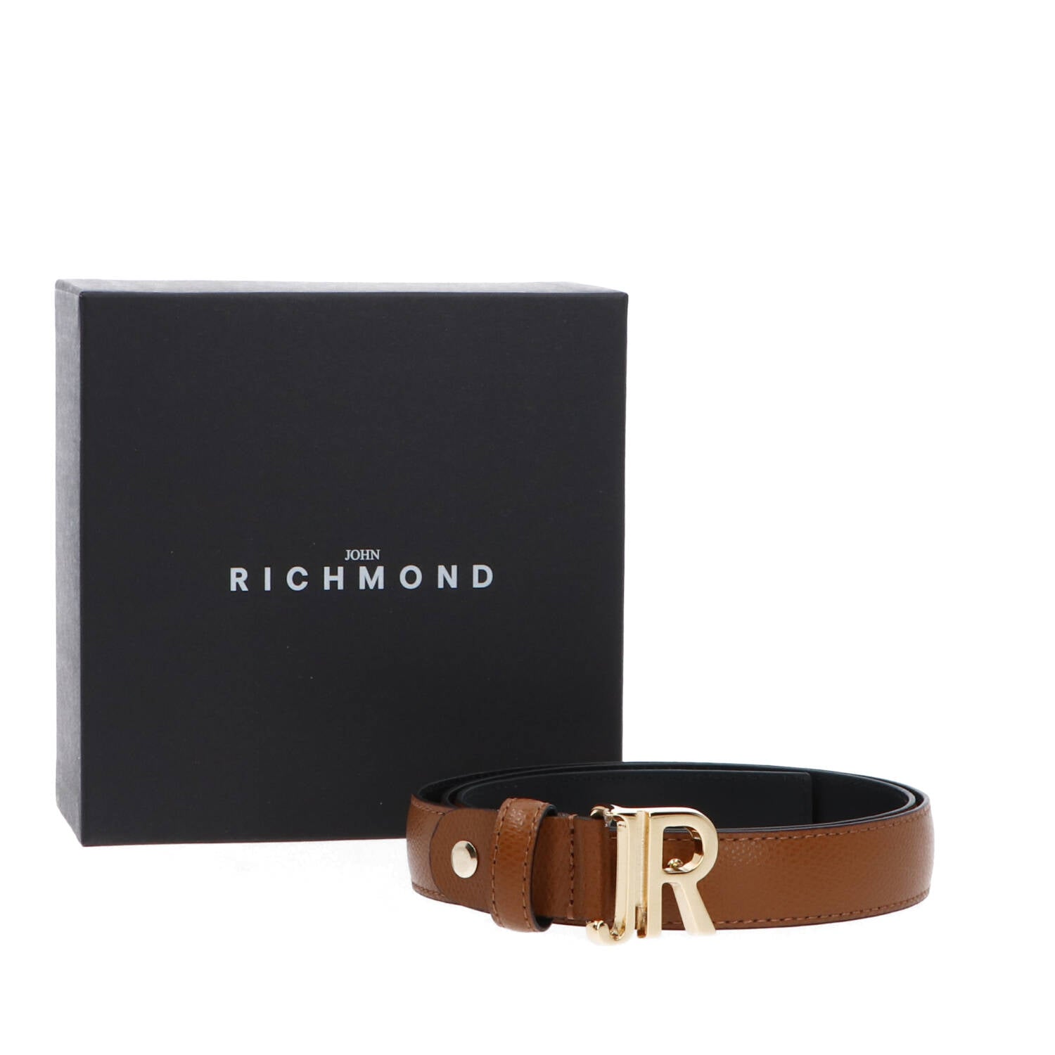 Cinture REAL LEATHER BELT BROGELOS Cuoio_44579.jpg