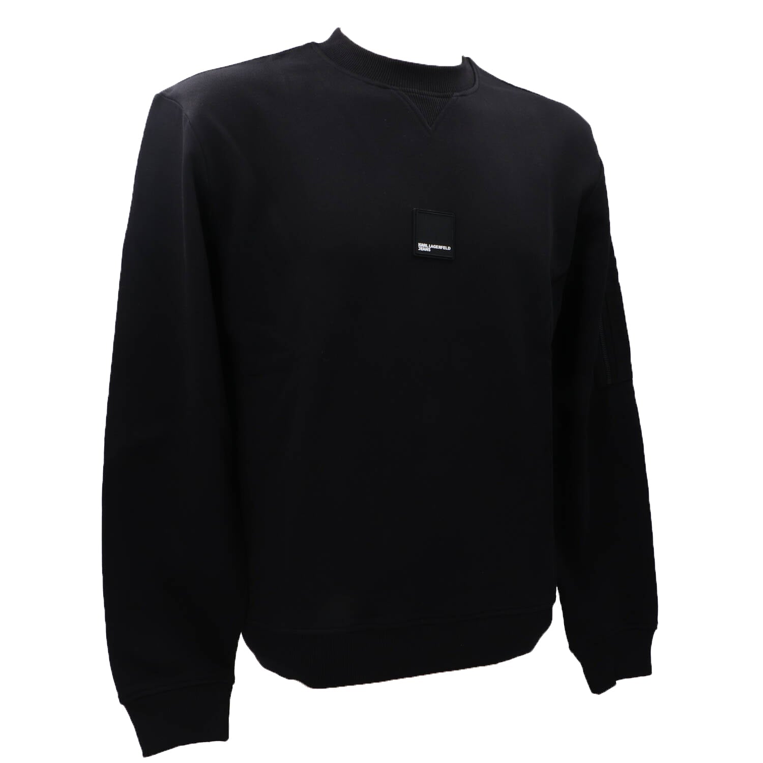 Felpe REGULAR MIX MATERIAL 245D1803 Nero_54251.jpg