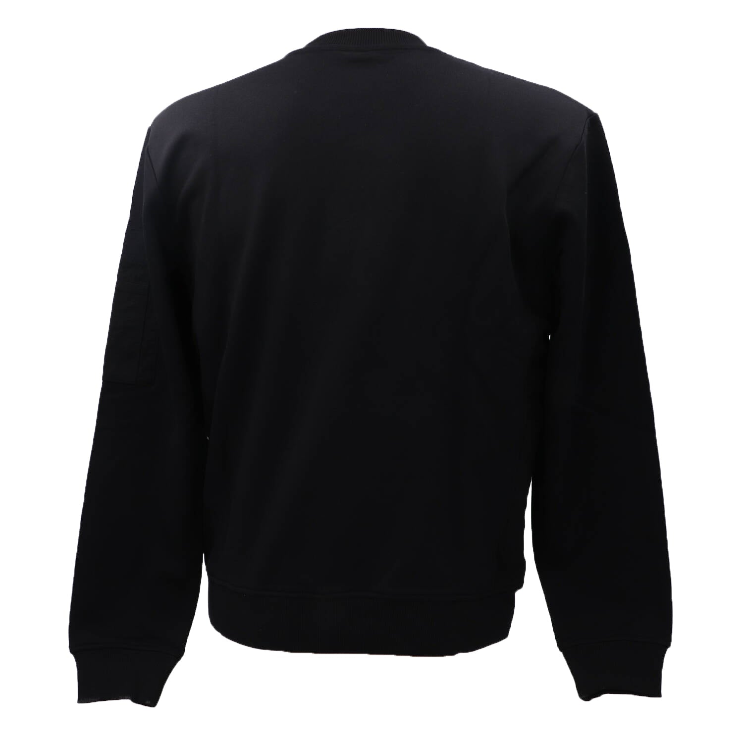 Felpe REGULAR MIX MATERIAL 245D1803 Nero_54252.jpg