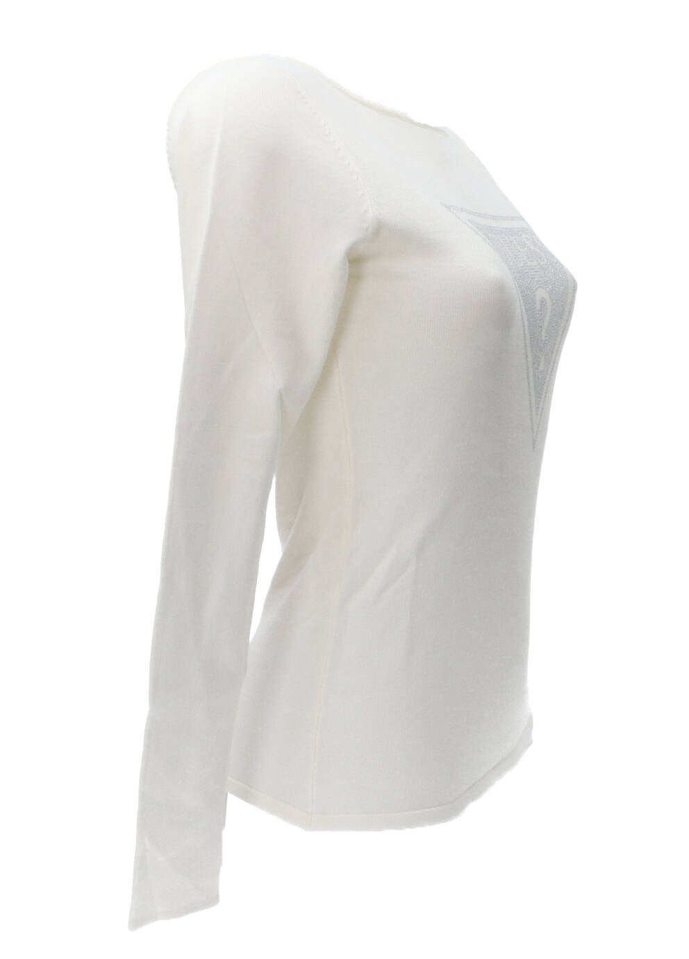 Maglioni LS TRIANGLE LOGO ELIZA SWTR Bianco_62846.jpg