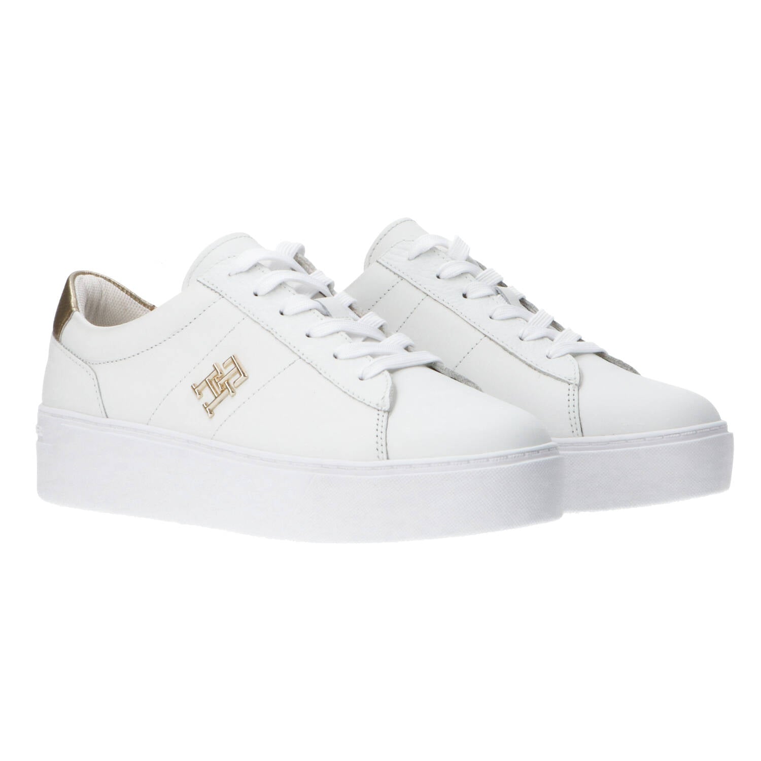 Sneakers PLATFORM COURT SNEAKER METALLIC Bianco_64649.jpg