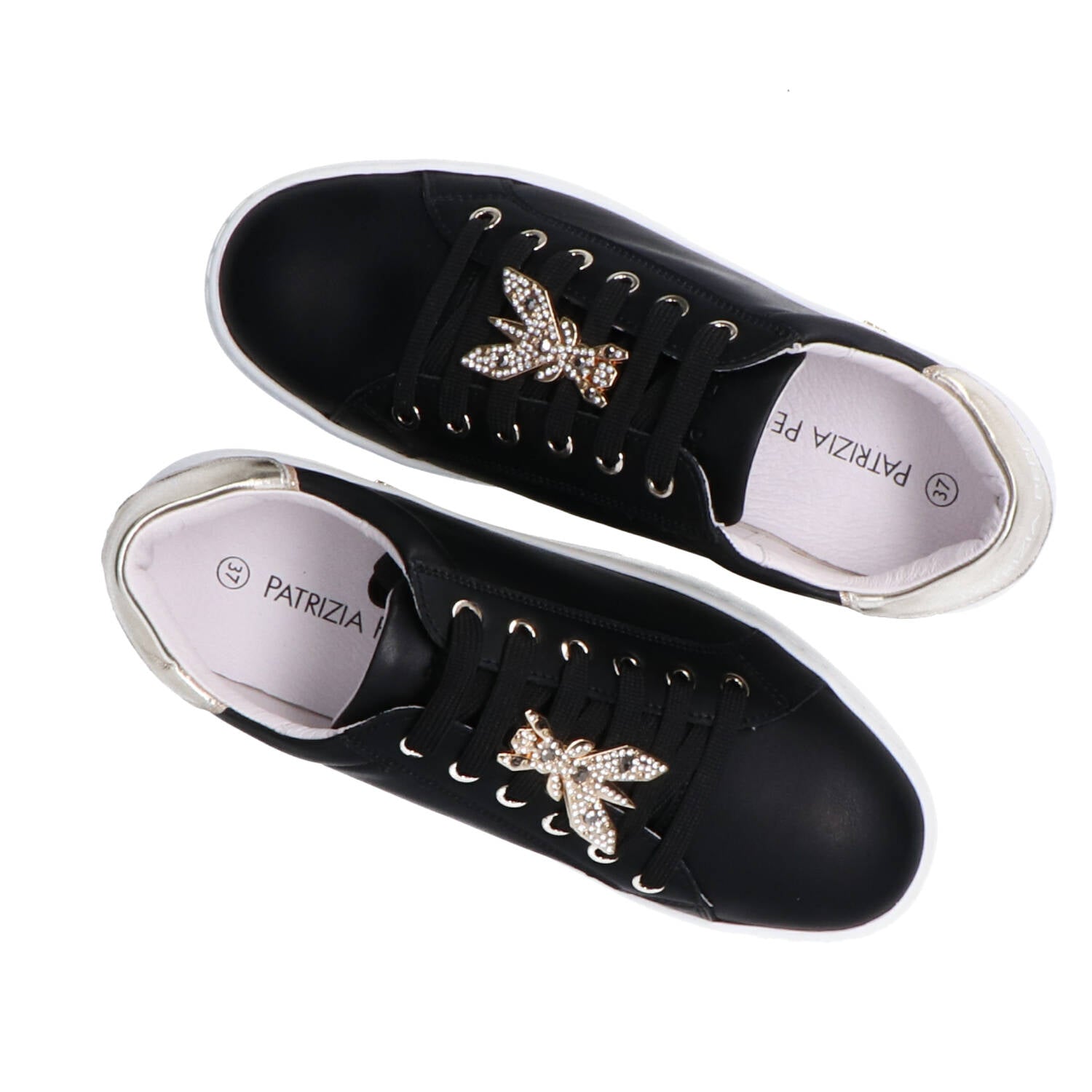Sneakers PPJ907 VITELLO CHARM STRASS Nero_72769.jpg