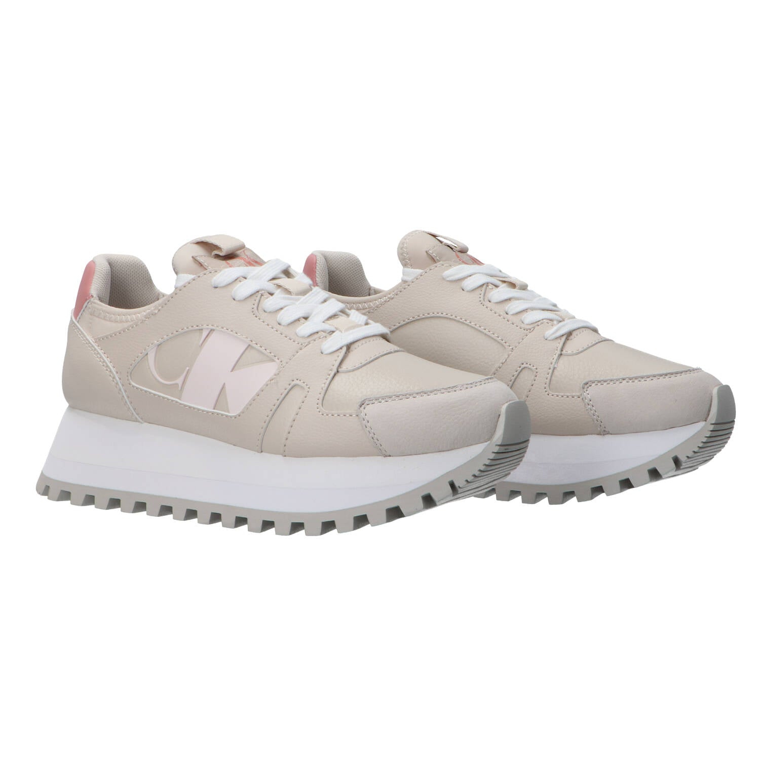 Sneakers Runner low laceup Beige_59683.jpg