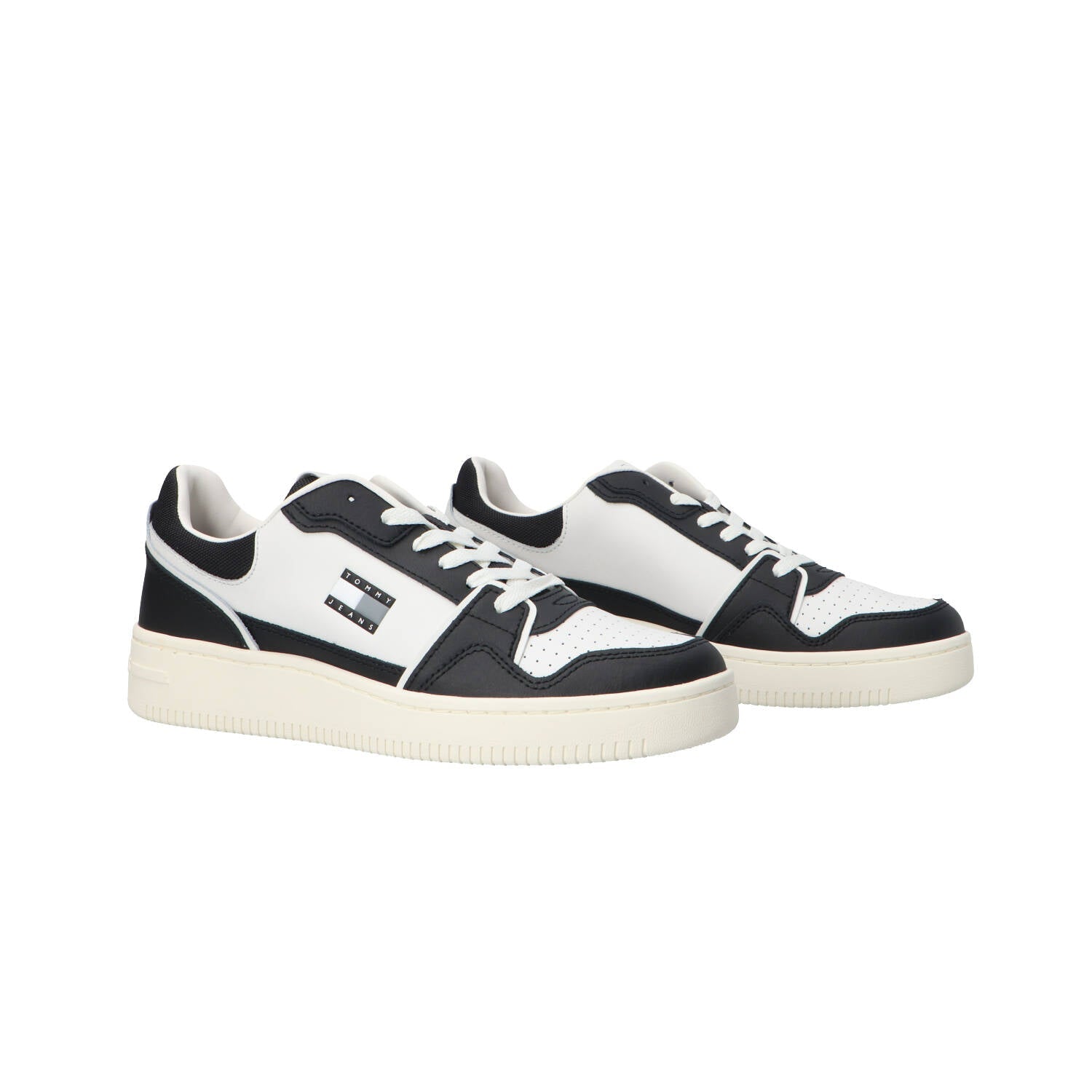 Sneakers TJM RETRO BASKET Bianco nero_68984.jpg