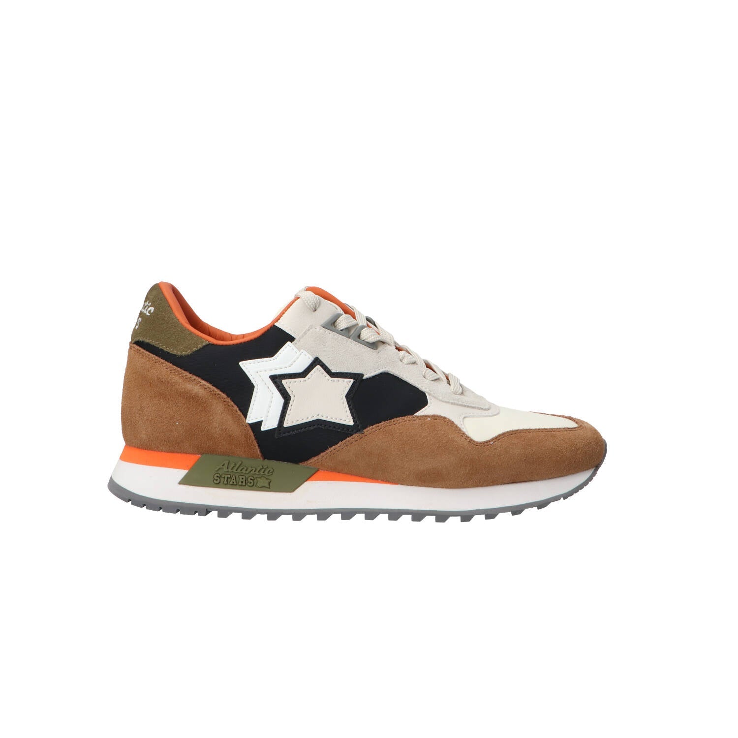 Atlantic Stars Sneaker Uomo con Logo Marrone