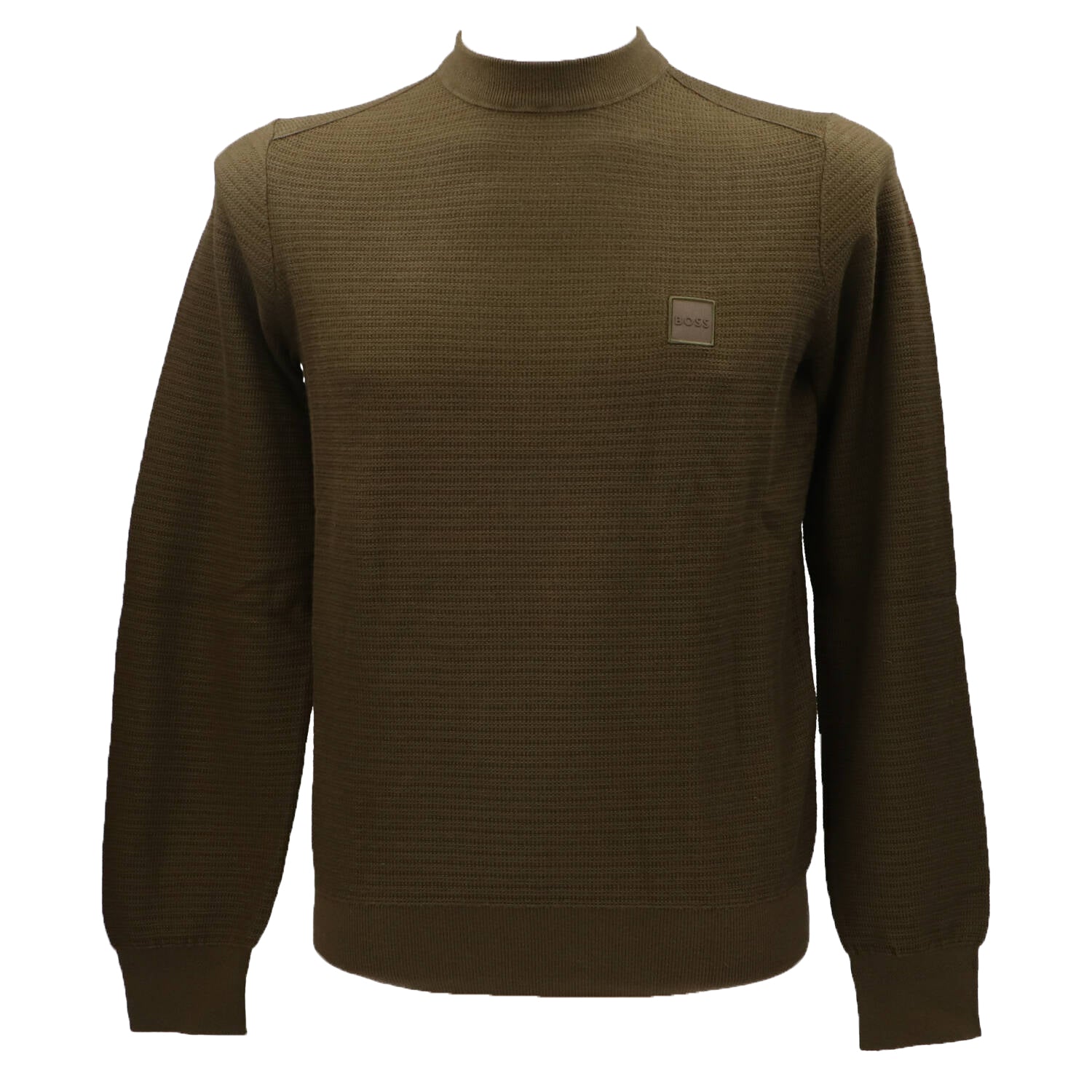 Boss Maglione Uomo Logo Verde