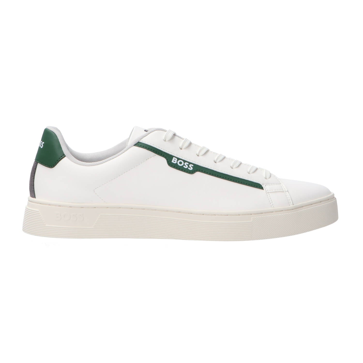 BOSS Sneaker Uomo Logo Bianco Verde