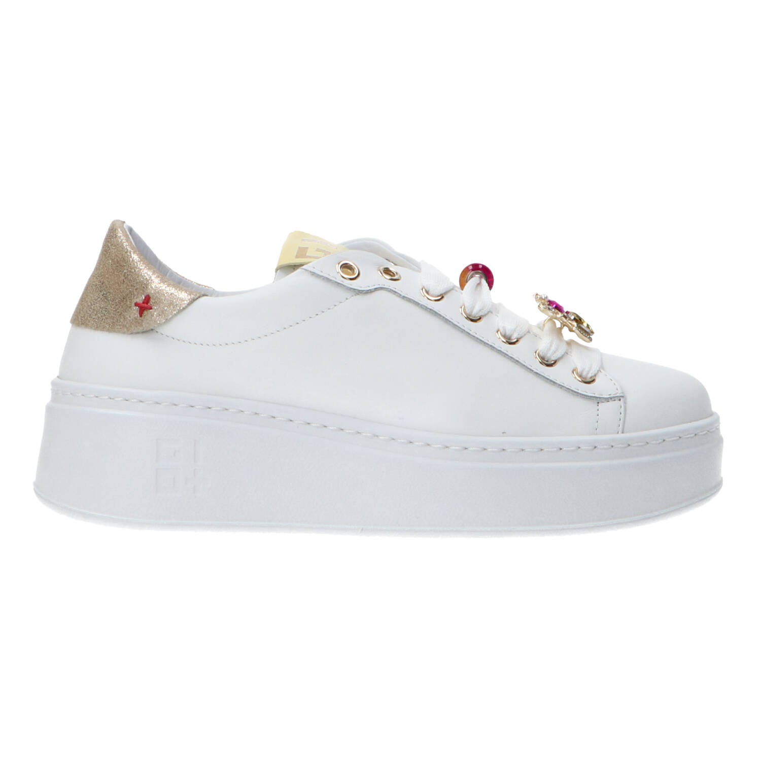 Gio Più Sneaker Donna Logo Giallo