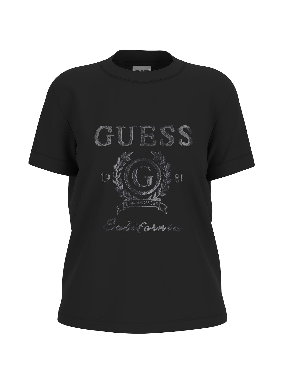 Guess T-shirt Donna Logo Nero
