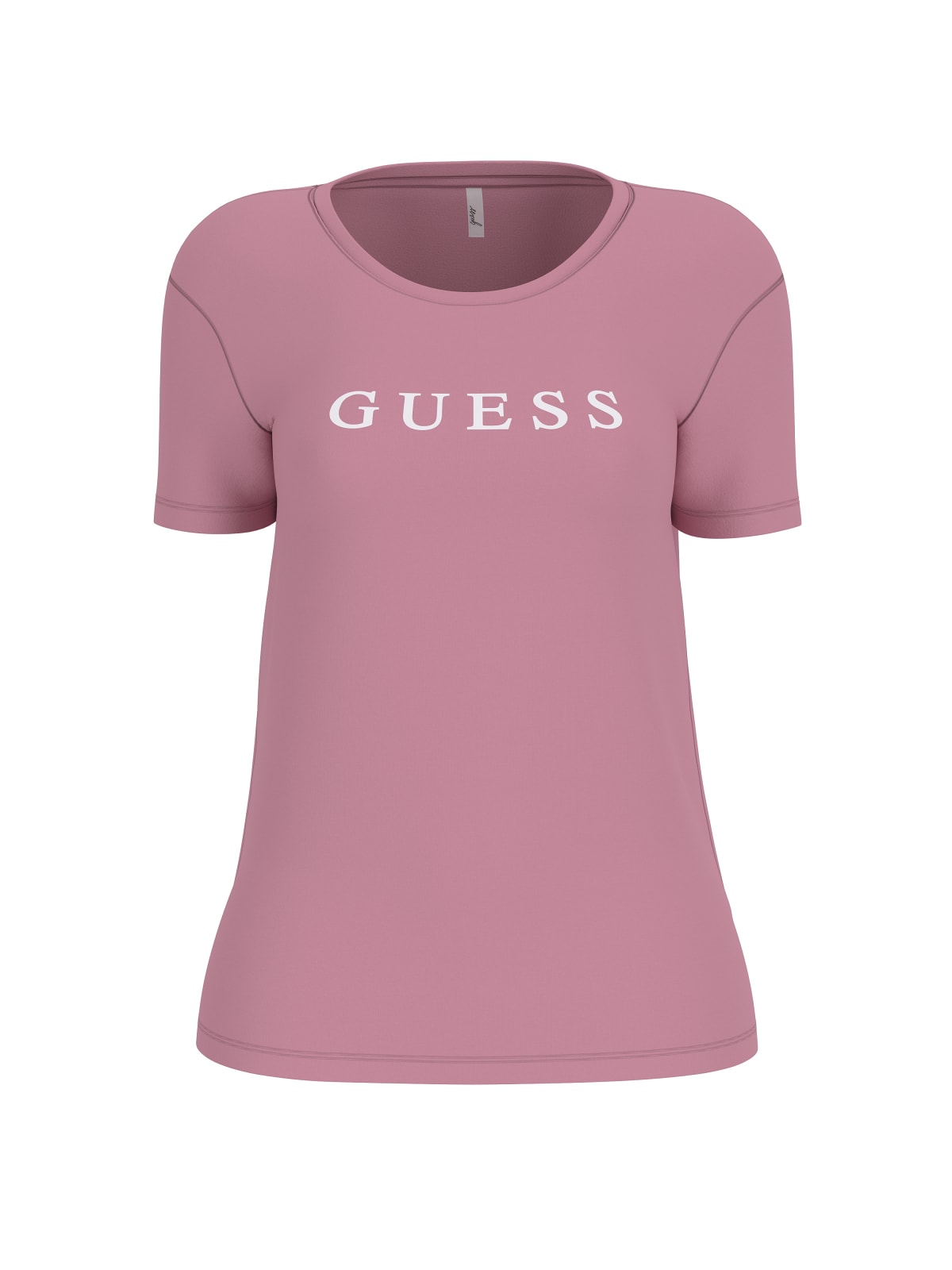 Guess Maglietta Donna con Logo Rosa