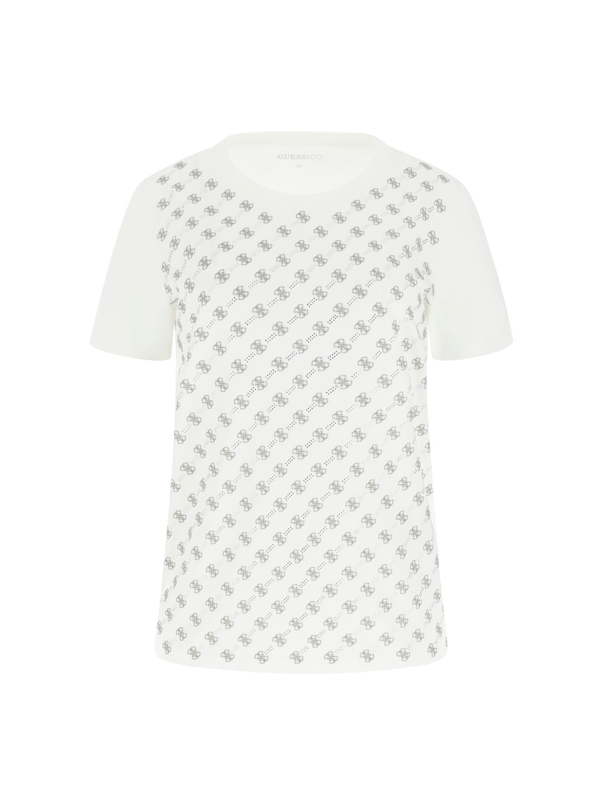 Guess T-shirt Donna Logo Bianco