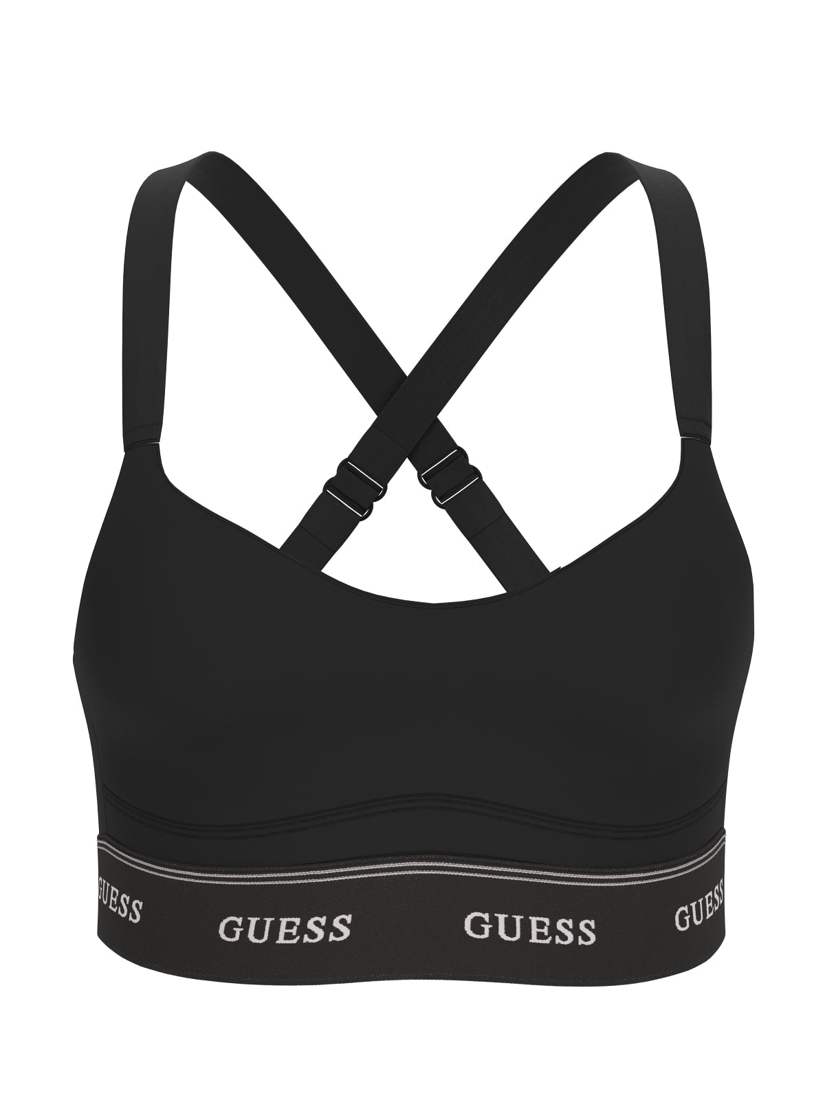 Guess Top Donna Logo Nero