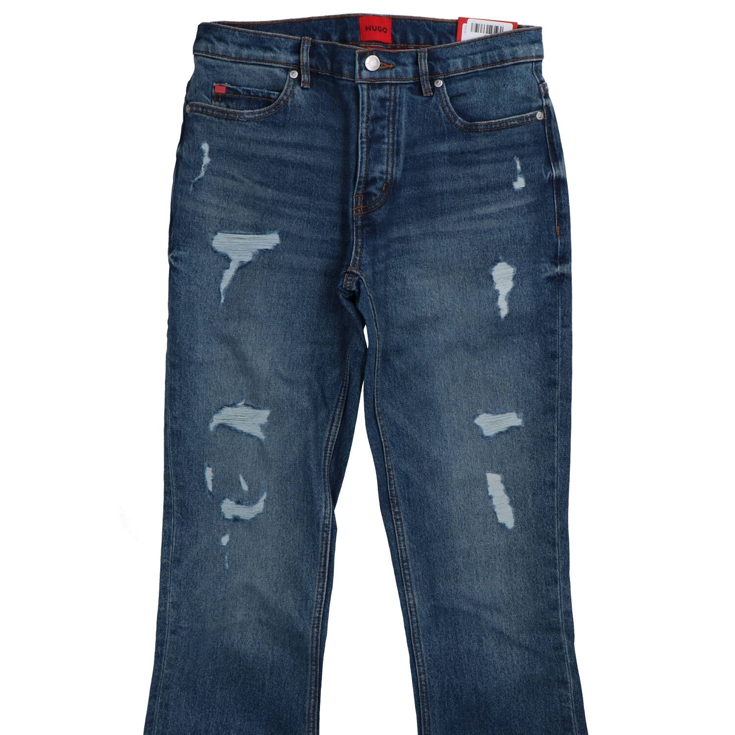 Hugo Jeans Uomo con Zip Blu