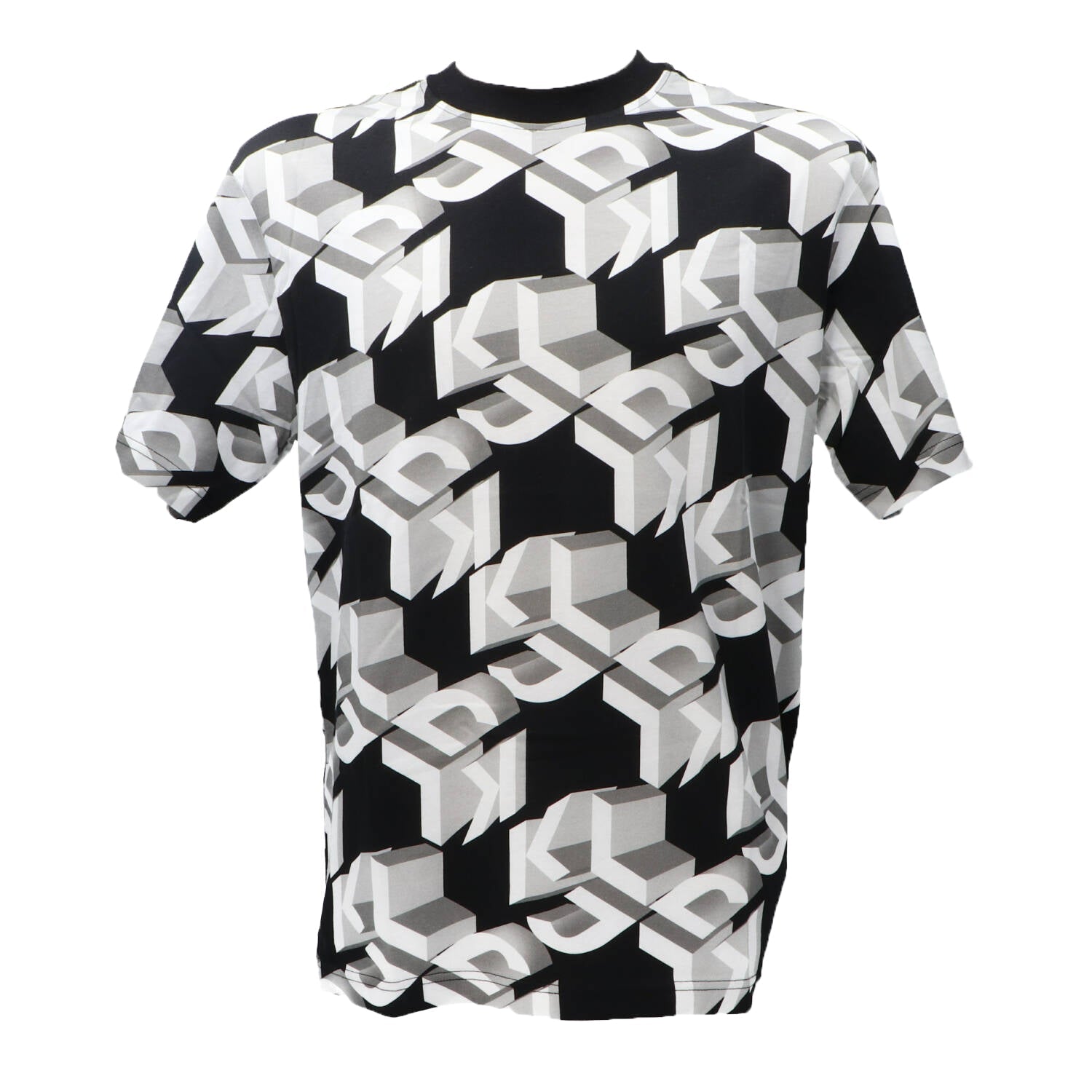 Karl Lagerfeld T-shirt Uomo Logo Nero