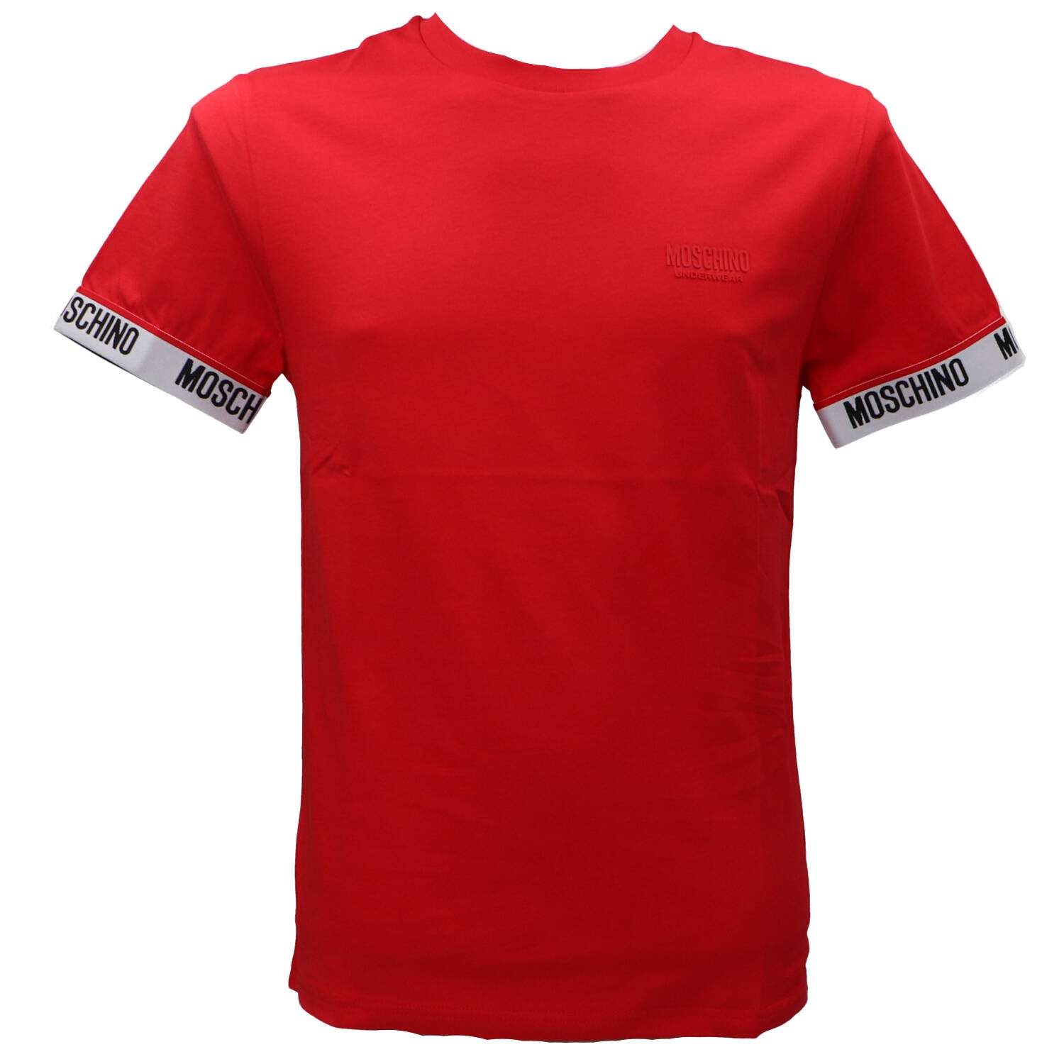 Moschino T-shirt Uomo Logo Rosso