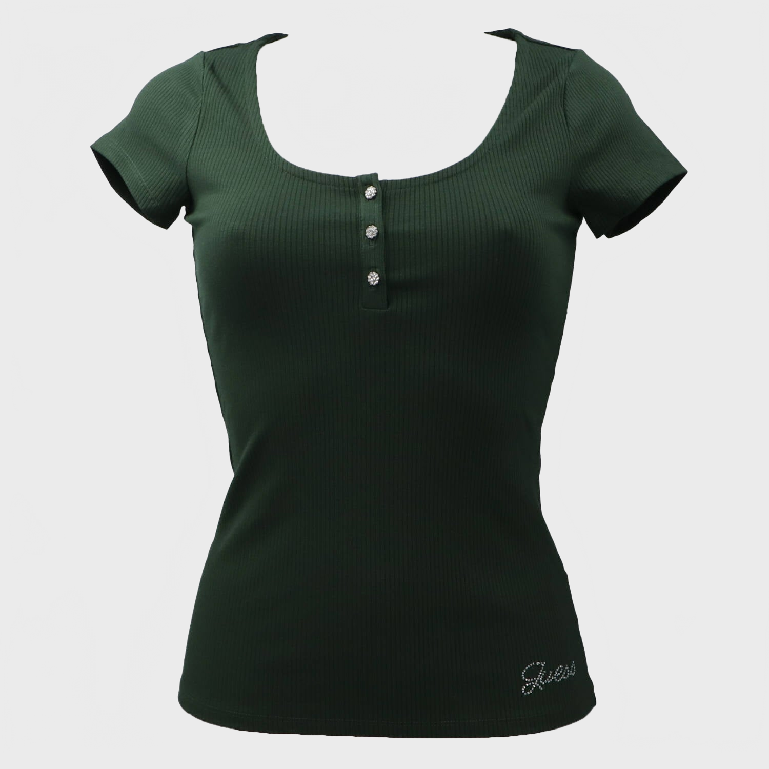 T-shirt W2YP24KBCO2 KARLEE JEWEL Verde_43534.jpg