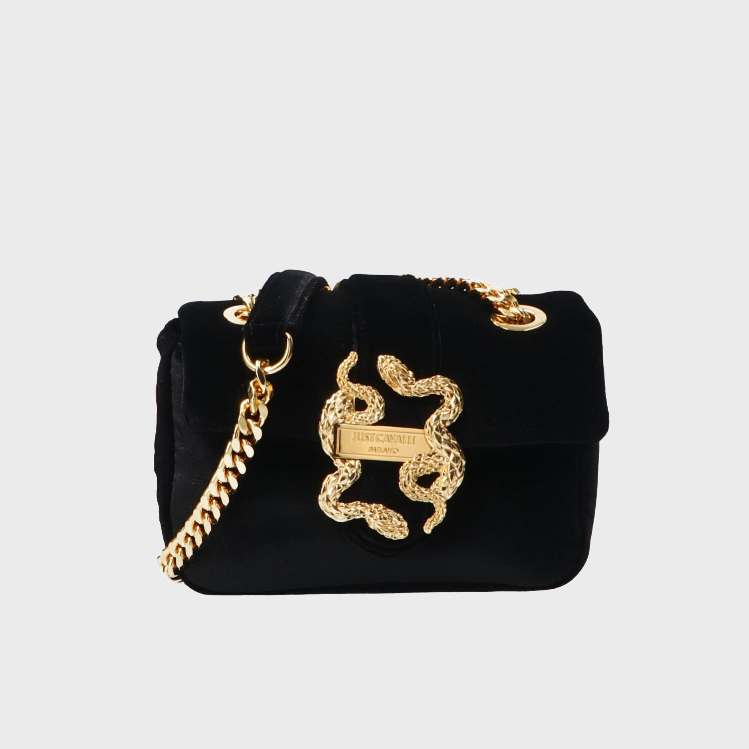 Borse a spalla JC C-ICONIC SNAKERS PUFFY VELVET Nero_74174.jpg