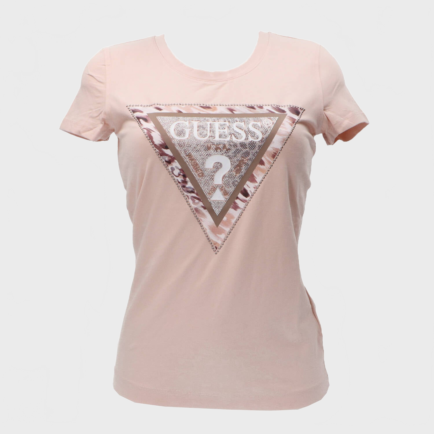 T-shirt SS CN CHEETA LOGO TRIANGLE TEE Rosa_62650.jpg