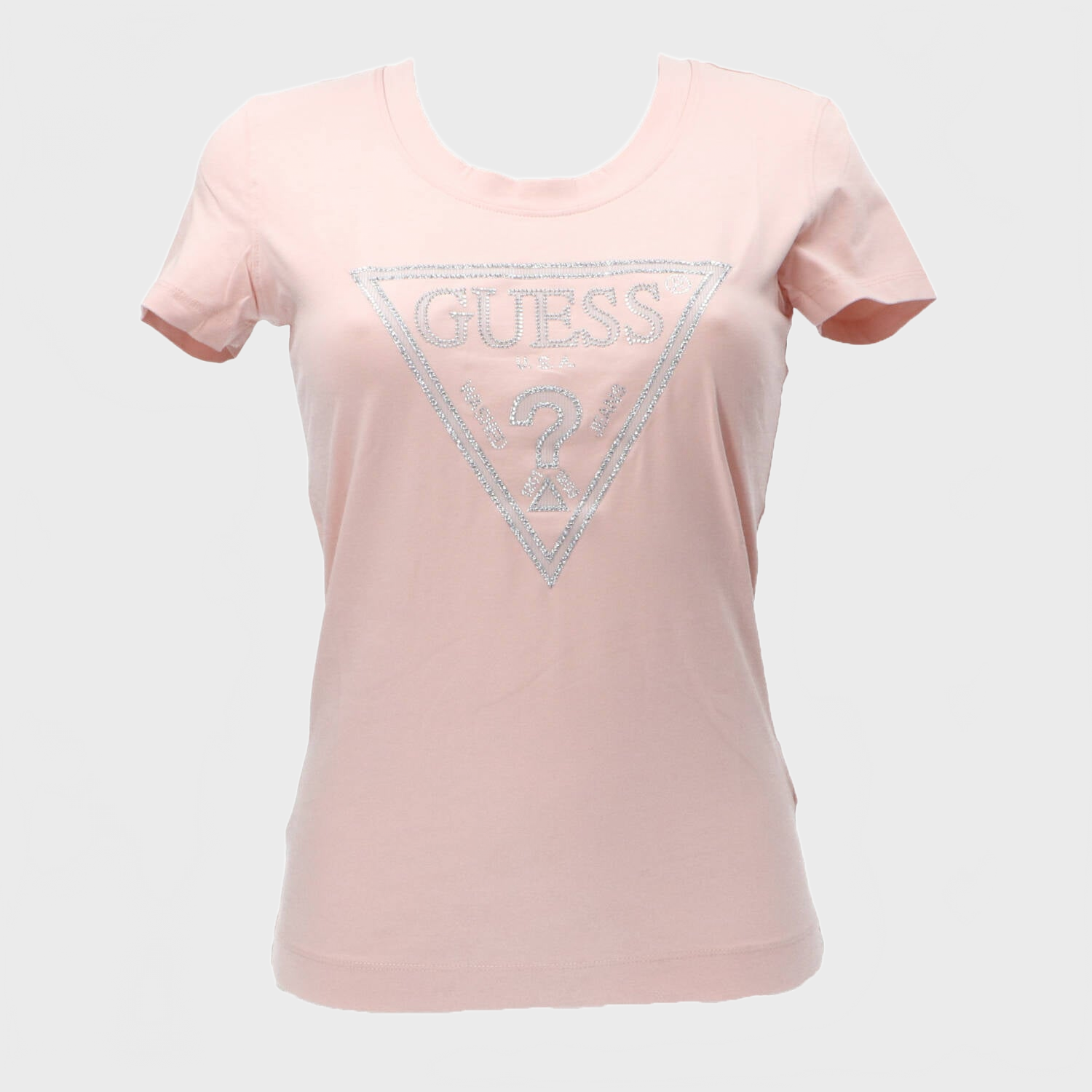 T-shirt SS CN SHINY TRIANGLE TEE Rosa_62863.jpg