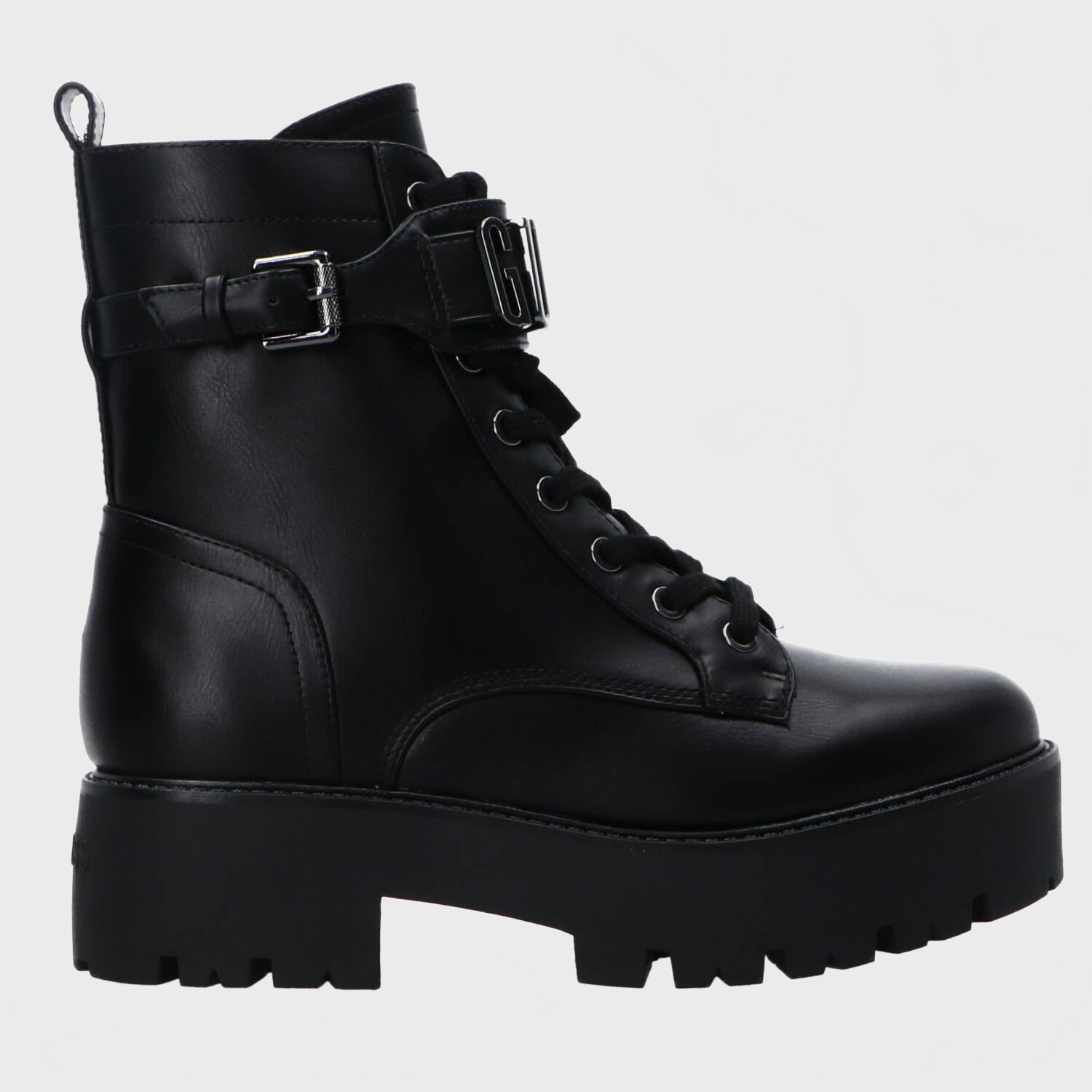 Anfibi Vaires stringato maxi logo nero argento_55323.jpg