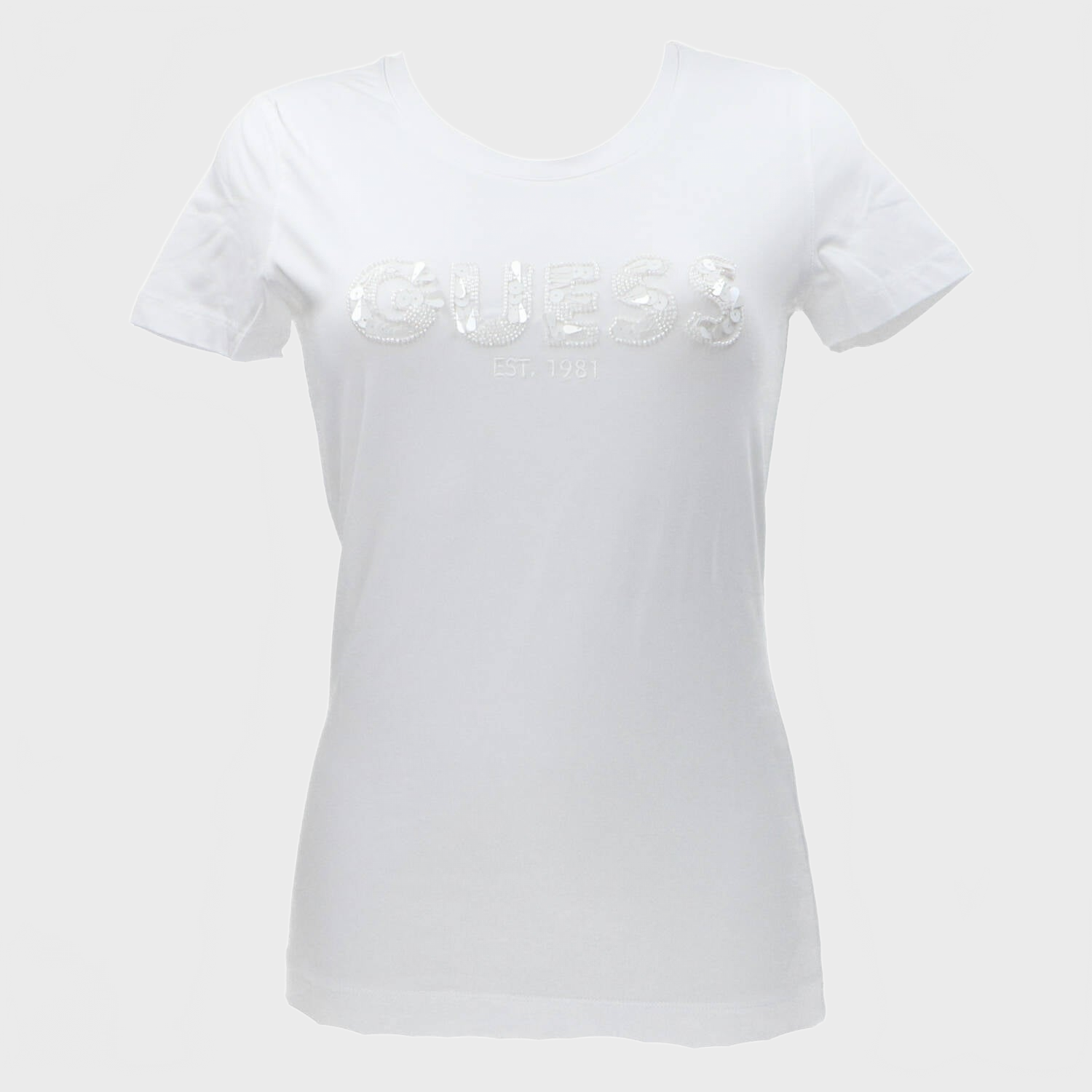 T-shirt CN SS LOGO SEGQUINS TEE Bianco_64967.jpg