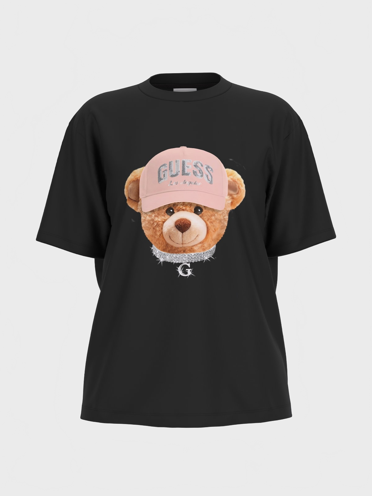 T-shirt TEDDY BEAR HAT SS T-SHIRT Nero_71952.jpg
