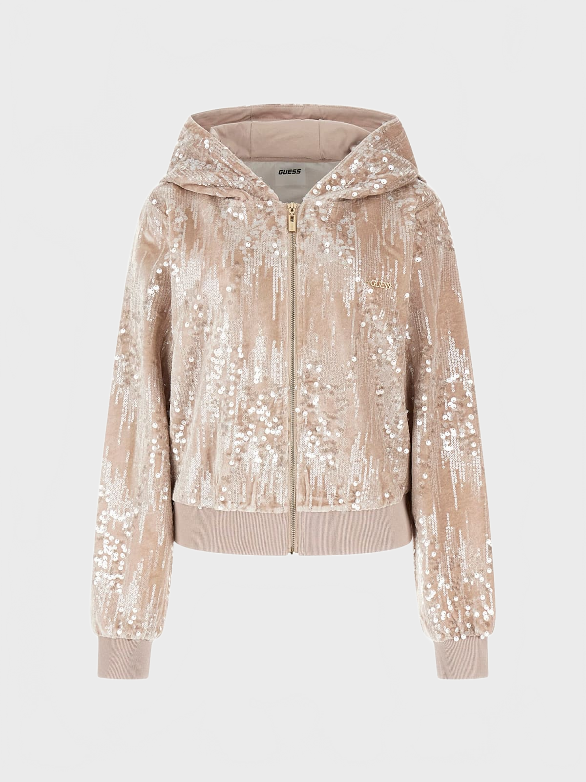 Felpe SEQUINS FULL-ZIP HOODIE Rosa_72028.jpg
