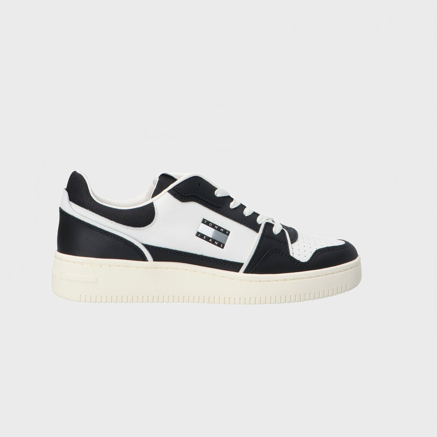 Sneakers TJM RETRO BASKET Bianco nero_68983.jpg