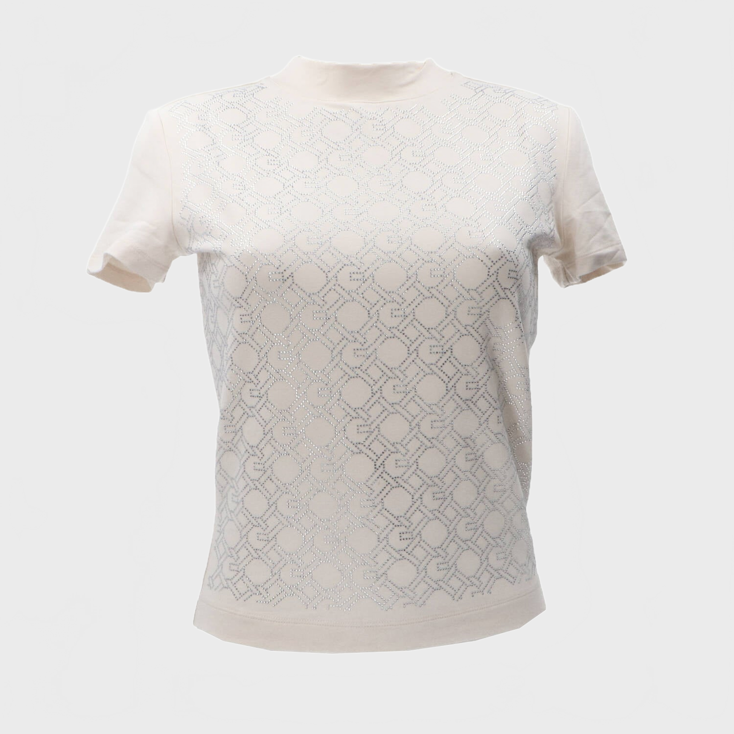 T-shirt LOGO CHAIN ALL OVER T-SHIRT Beige Panna_68533.jpg