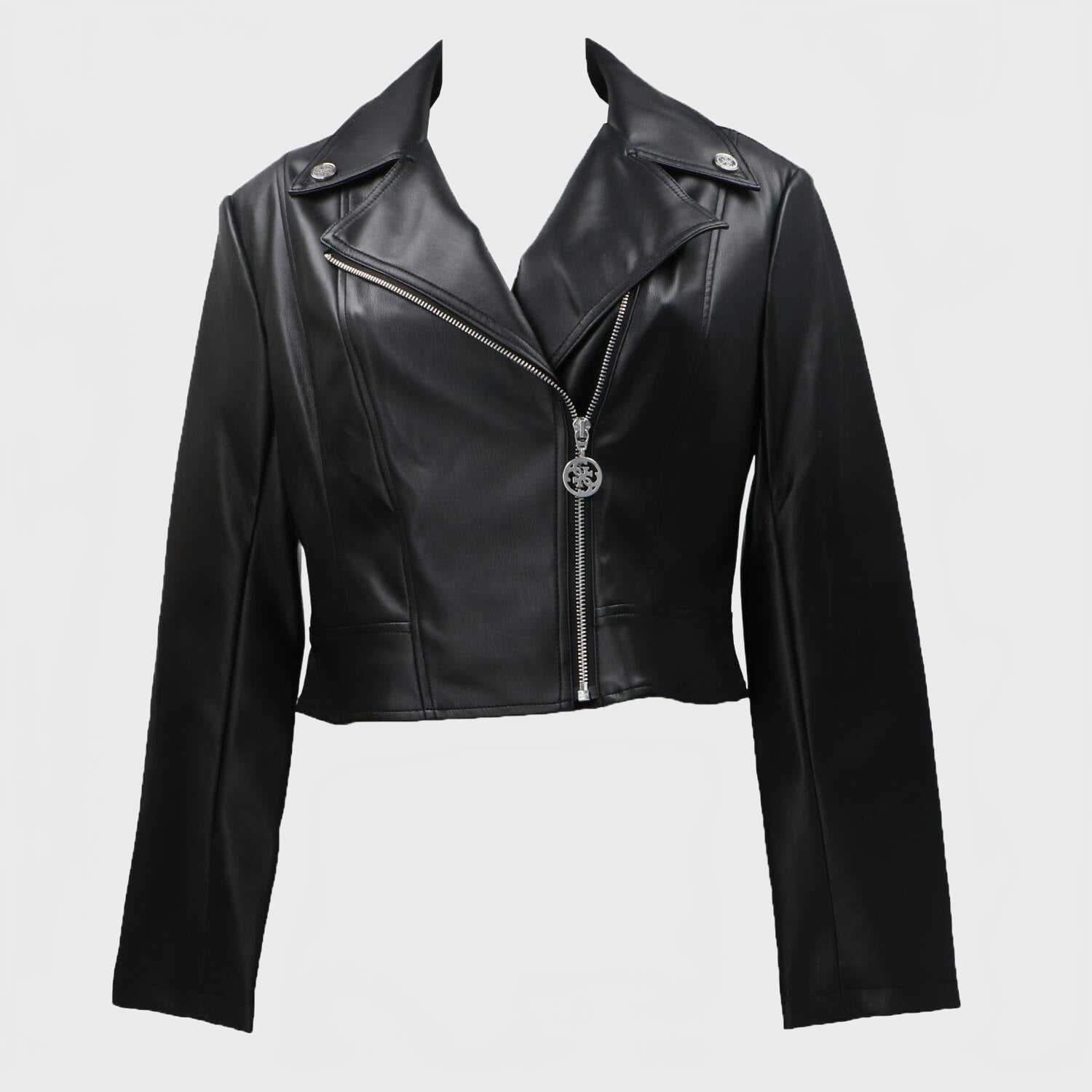 Giubbotti CLEMENCE PU LEATHER JACKET Nero_68575.jpg
