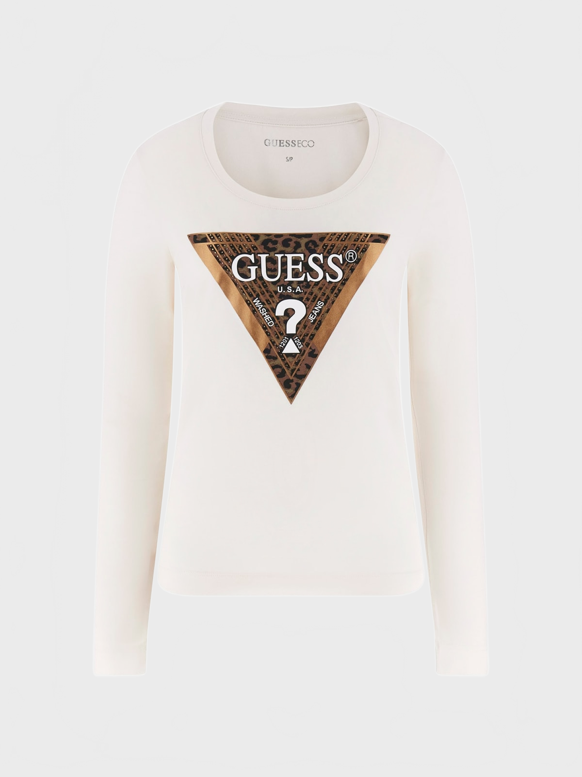 T-shirt LS CN LEO TRIANGLE TEE Bianco_71891.jpg