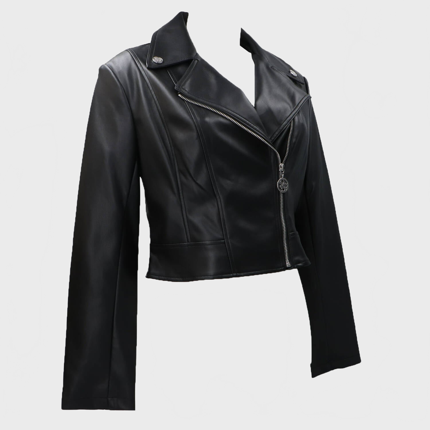 Giubbotti CLEMENCE PU LEATHER JACKET Nero_68576.jpg
