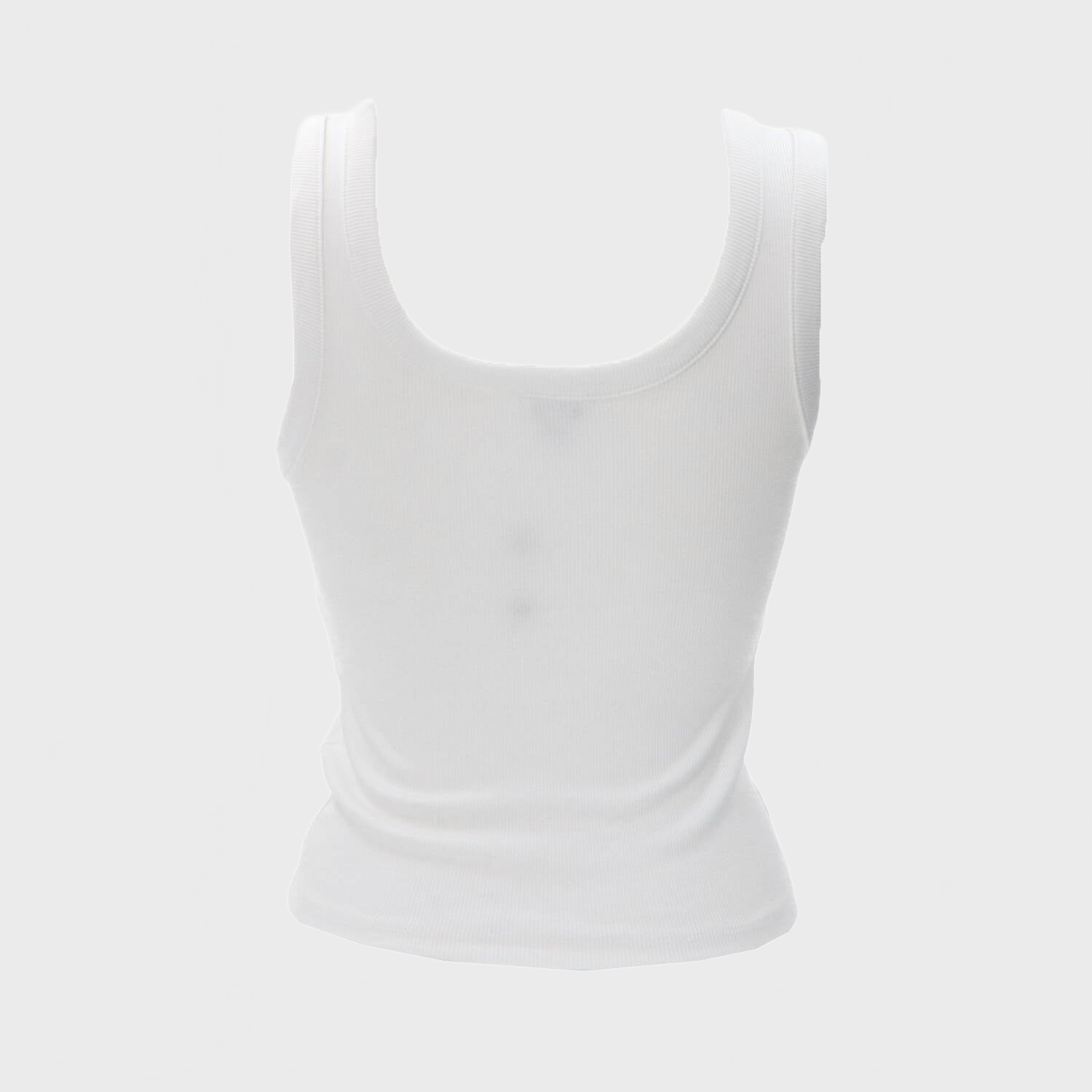 Canotte ECO TRIANGLE BLING RIBBED TANK Bianco_68550.jpg