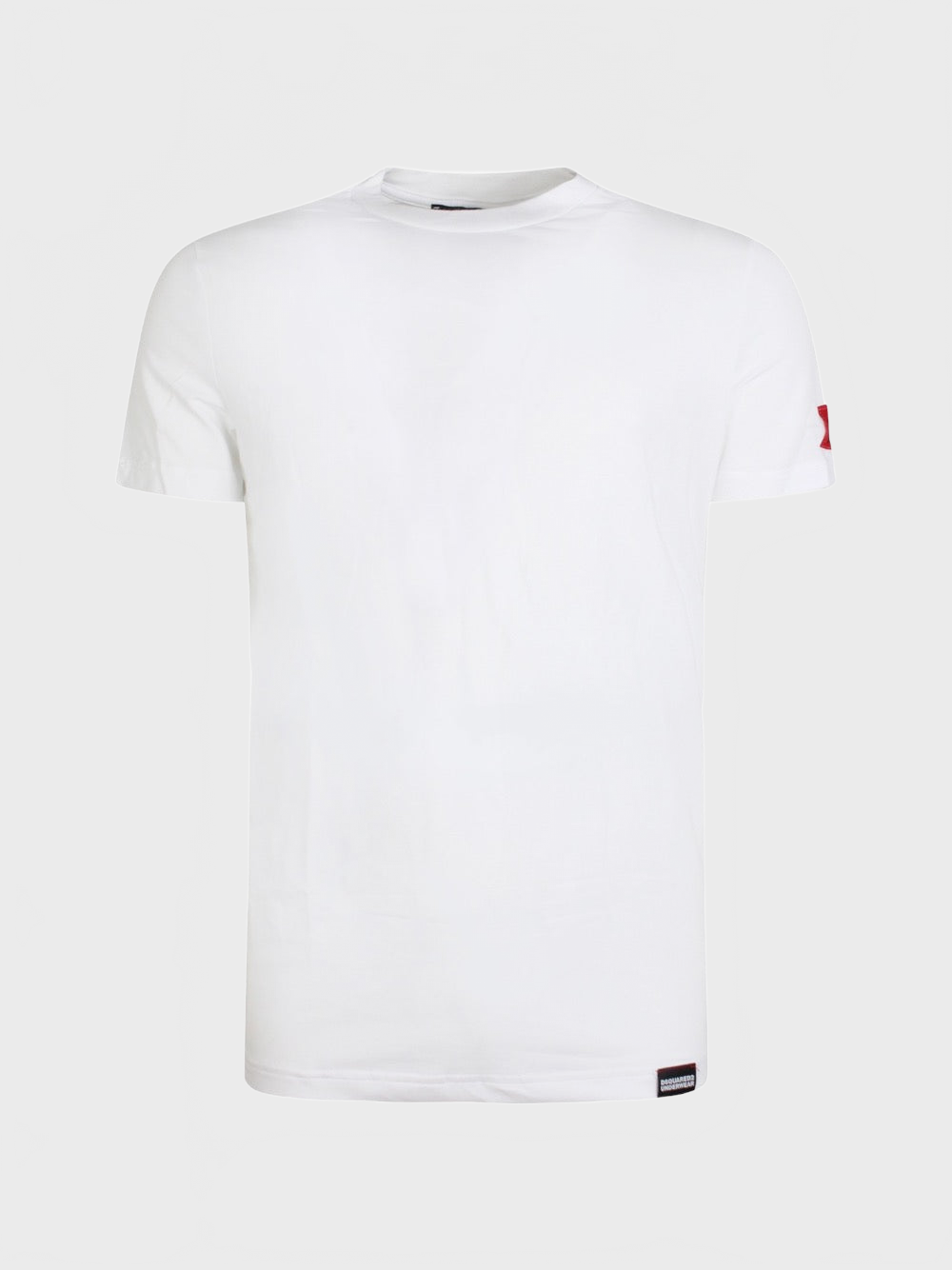 T-shirt D9M204480 BASIC T-SHIRT Bianco Rosso_39927.jpg