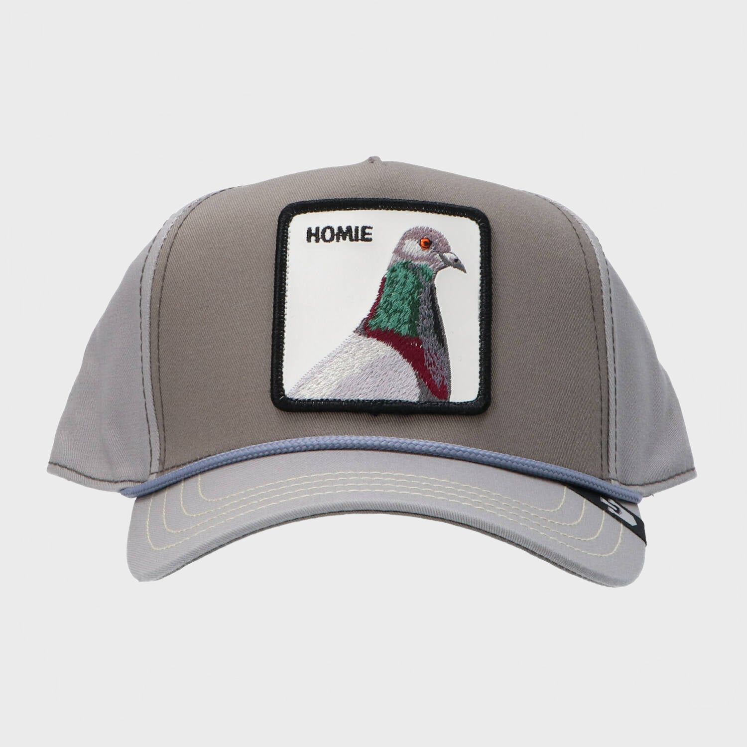 Cappellini DROP CANVAS ANIMAL CAP Grigio Homie_49895.jpg