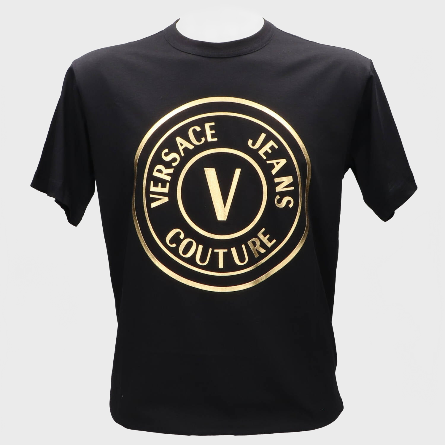 T-shirt 73GAHT05 T-SHIRT LOGO METALLIZZATO Nero Oro_35639.jpg
