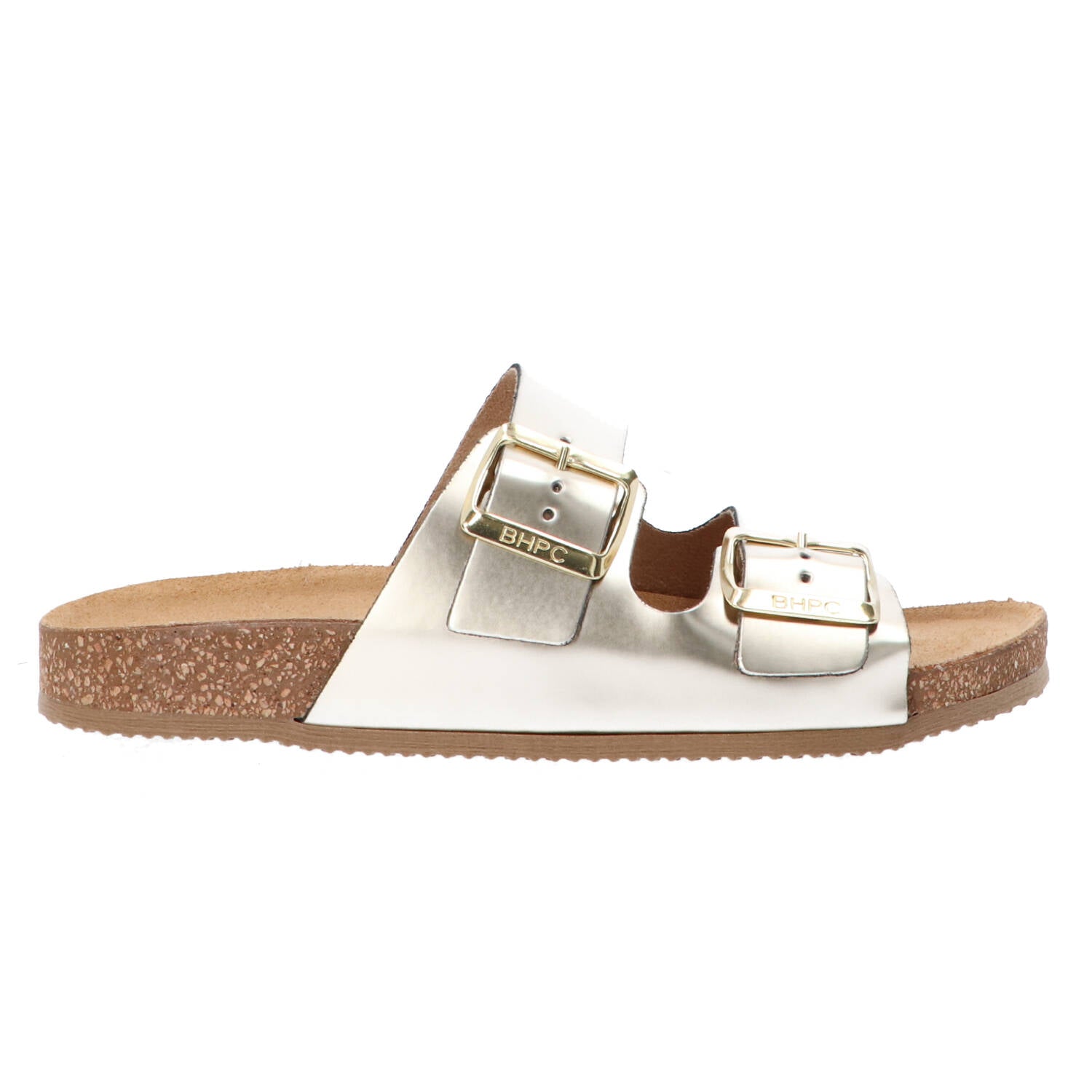 Beverly Hills Polo Club Sandalo Uomo con Logo Oro