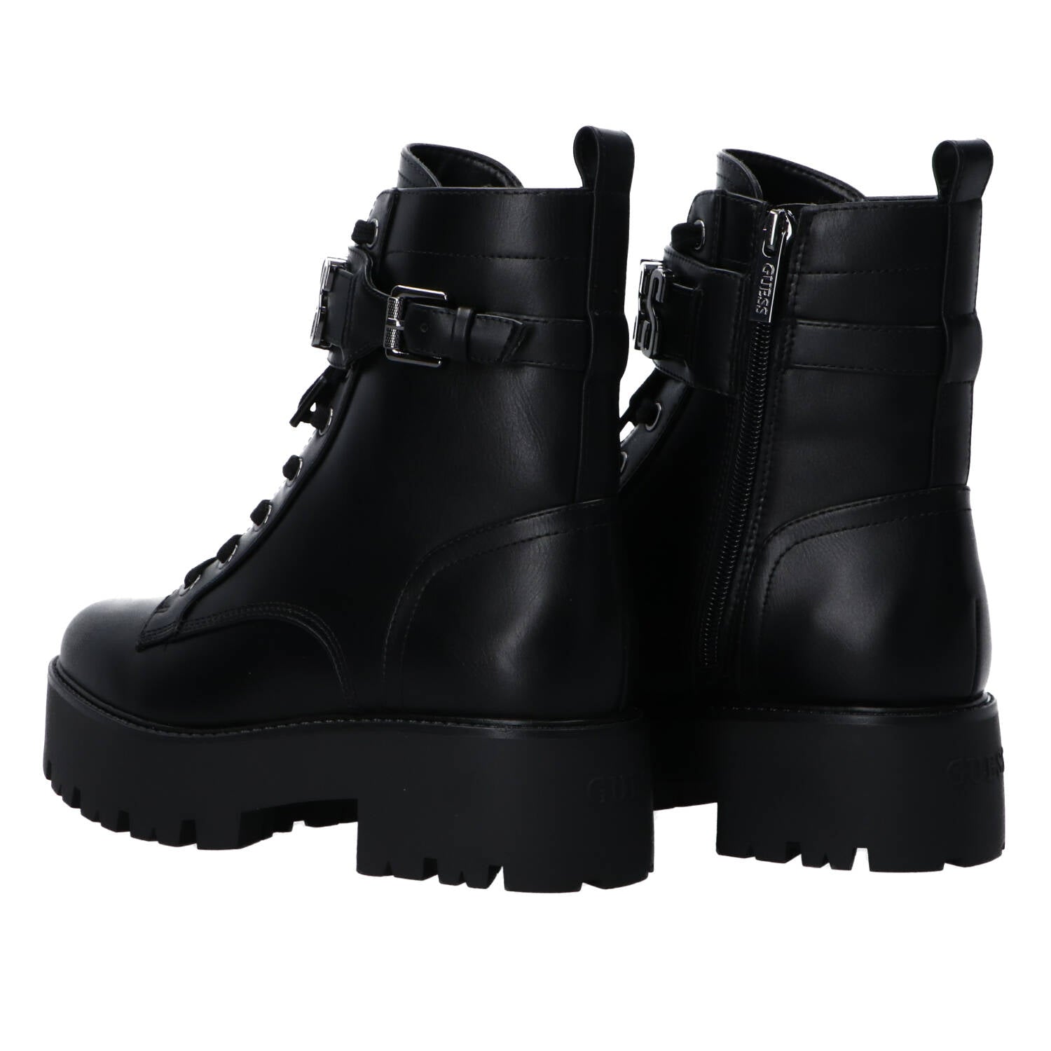 Anfibi Vaires stringato maxi logo nero argento_55327.jpg