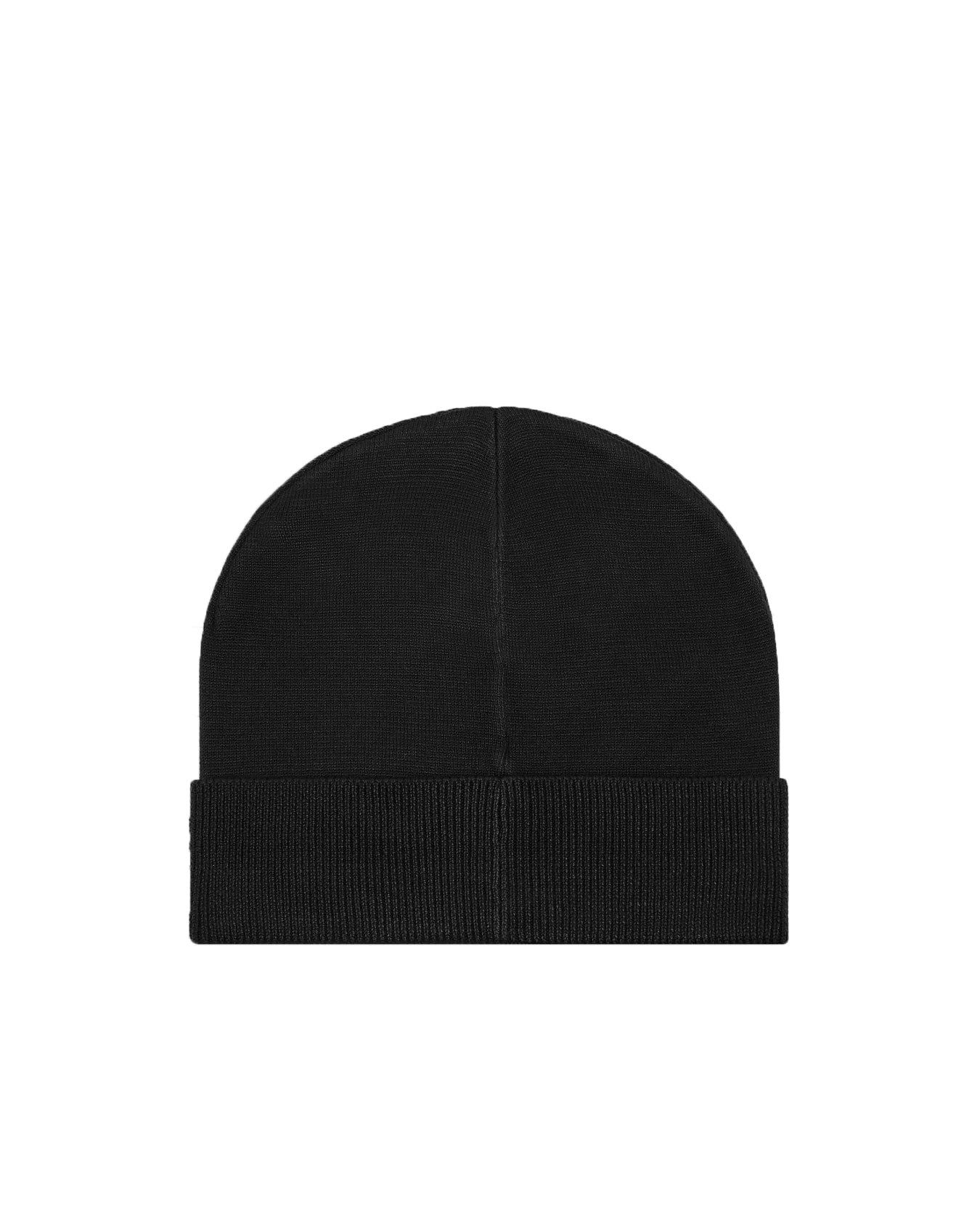 Beanie Visibility maxi logo EA7 Bianco Nero_75758.jpg