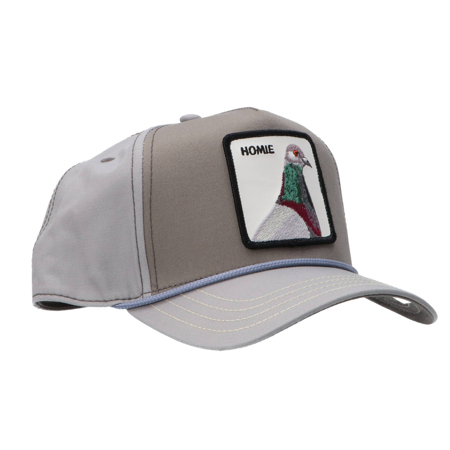 Cappellini DROP CANVAS ANIMAL CAP Grigio Homie_49897.jpg