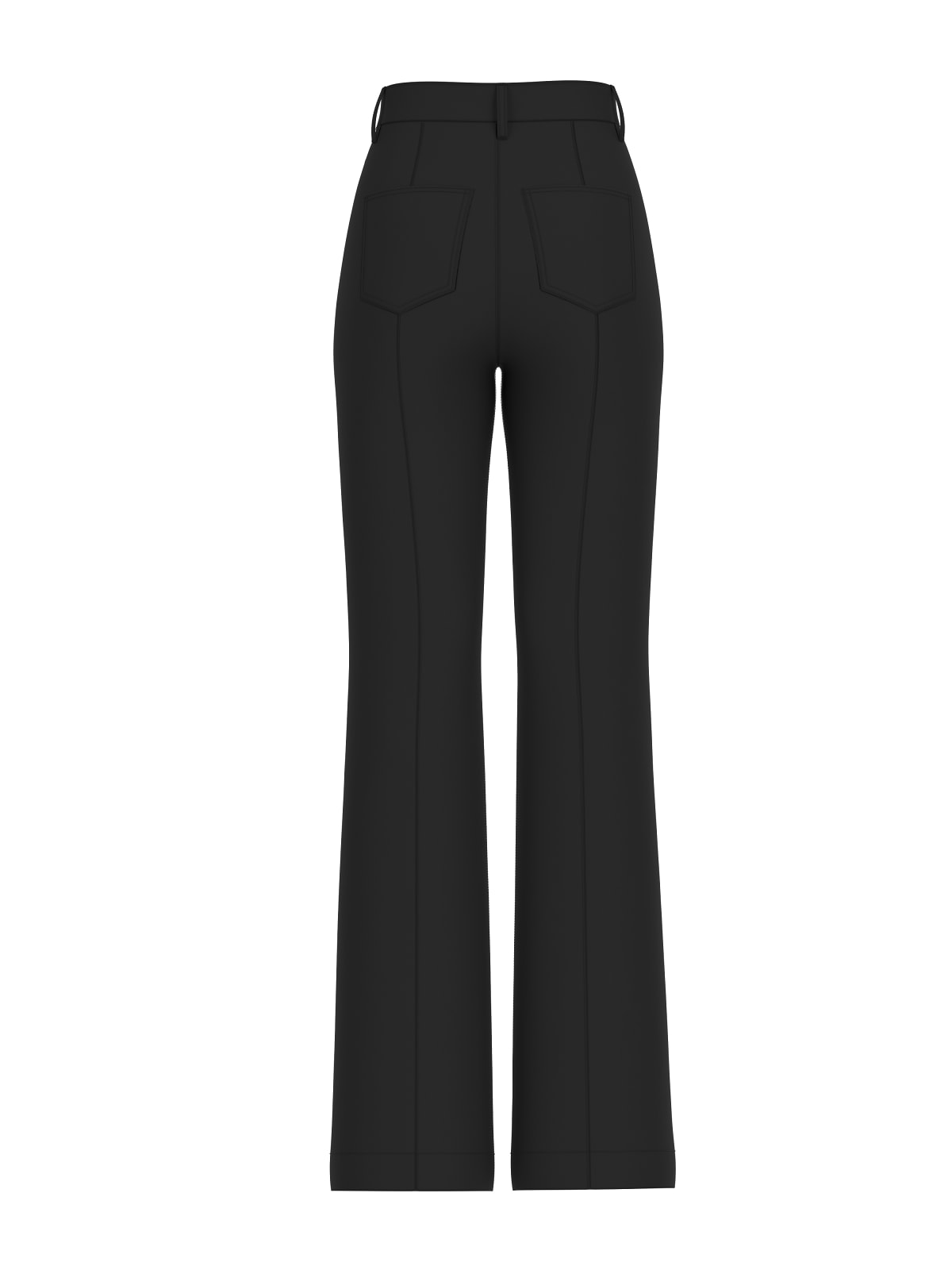 Pantaloni CHRISSY FLARE PANTS Nero_71872.jpg