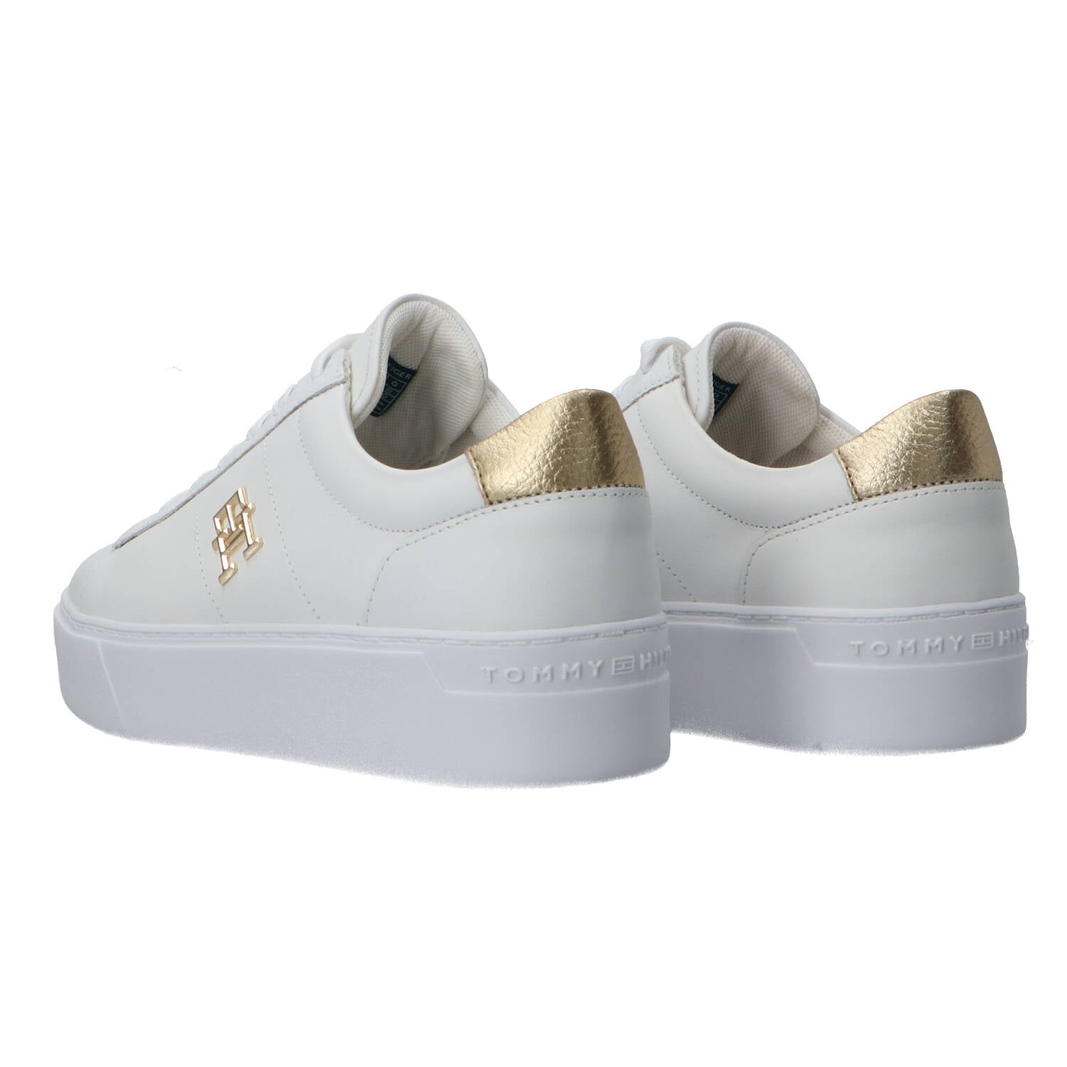 Sneakers PLATFORM COURT SNEAKER METALLIC Bianco_64651.jpg