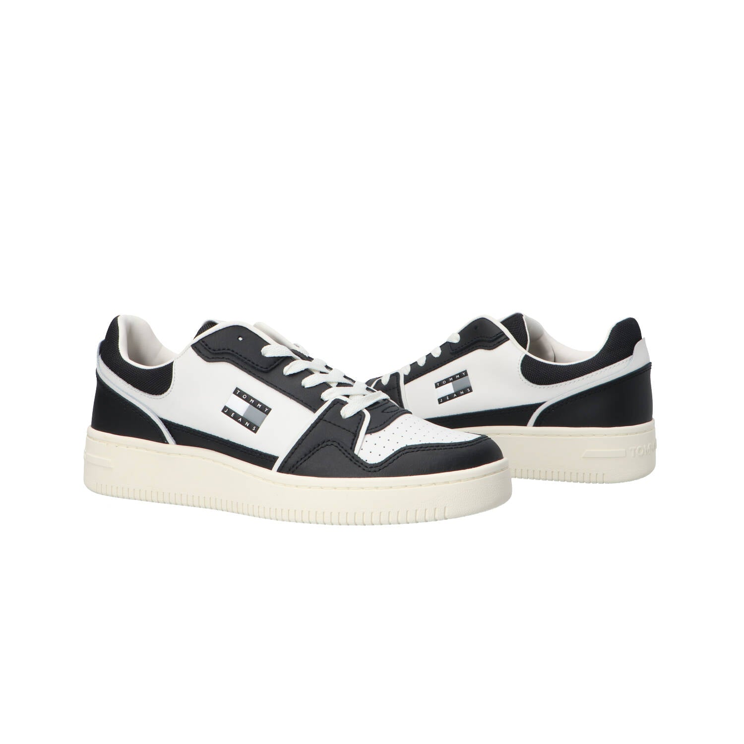 Sneakers TJM RETRO BASKET Bianco nero_68985.jpg