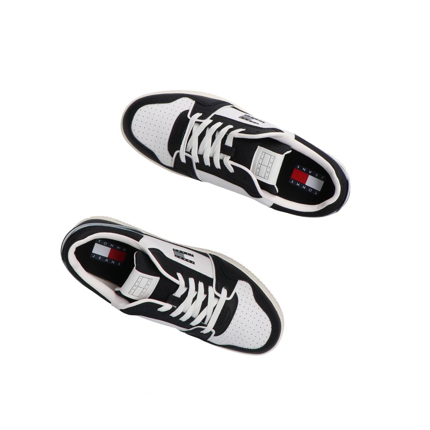 Sneakers TJM RETRO BASKET Bianco nero_68986.jpg
