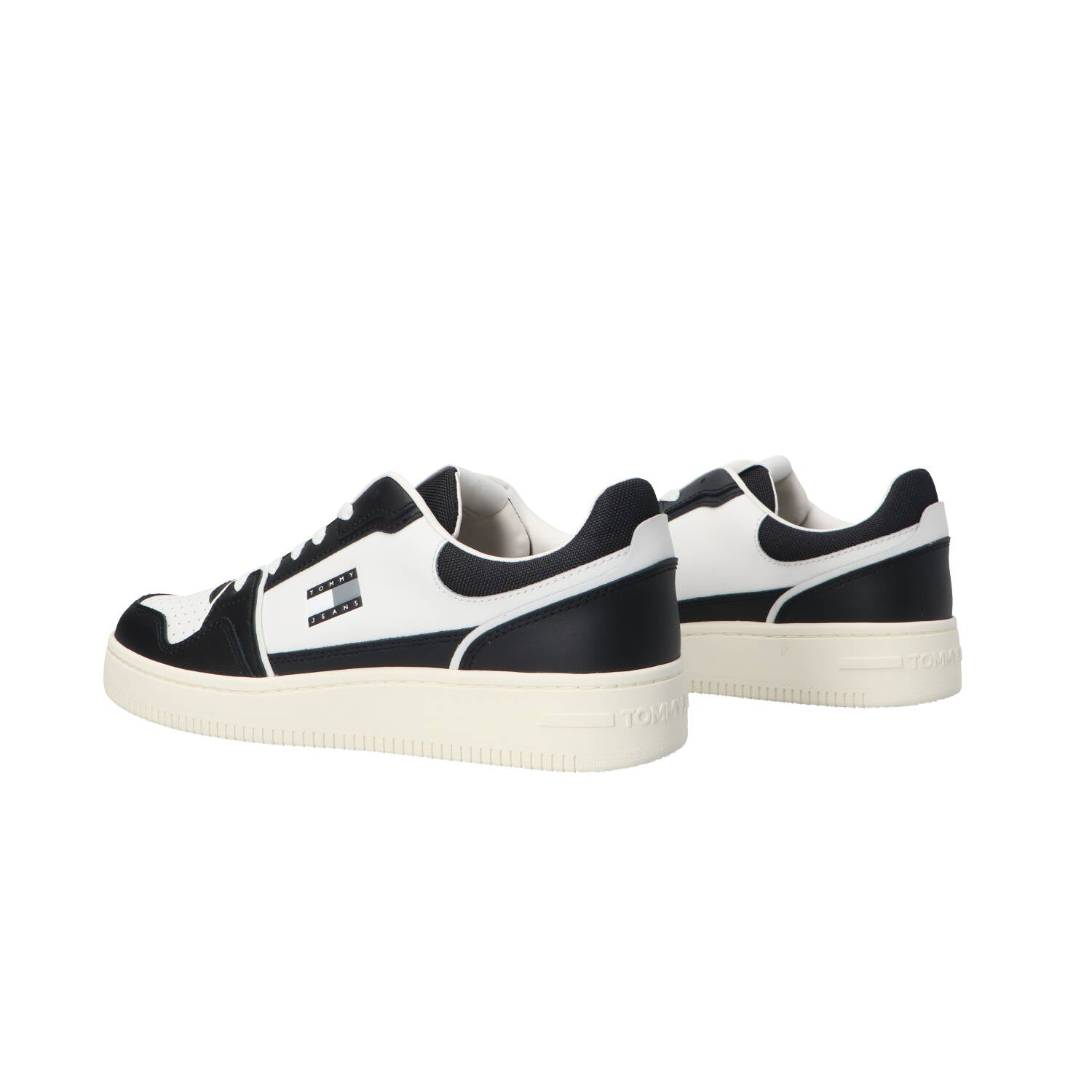 Sneakers TJM RETRO BASKET Bianco nero_68987.jpg