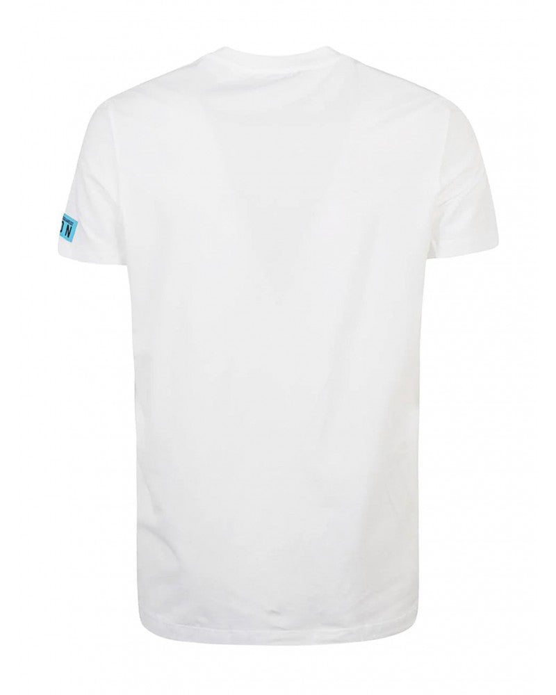 T-shirt D9M204480 BASIC T-SHIRT Bianco Azzurro_40138.jpg