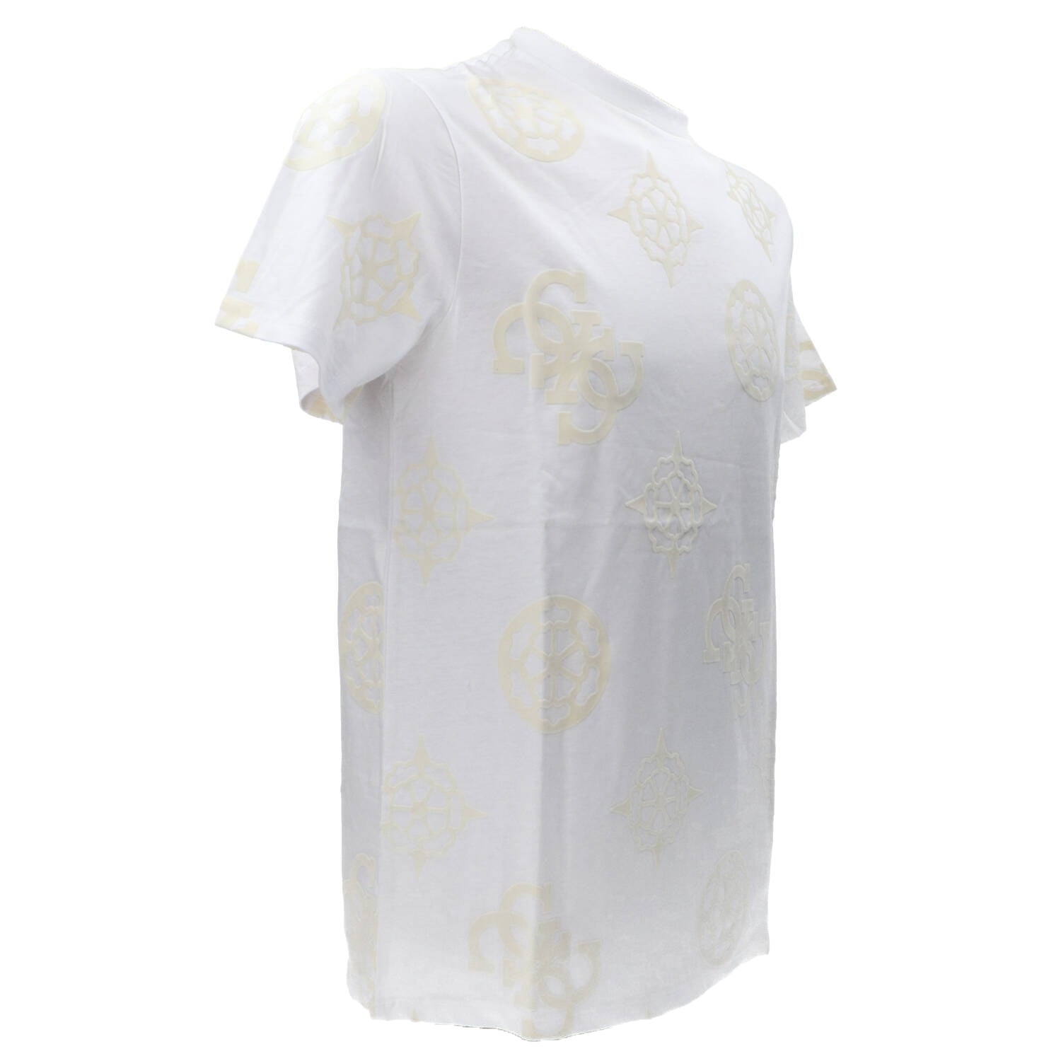 T-shirt SS BSC GUESS PEONY PRINT TEE Bianco_62809.jpg